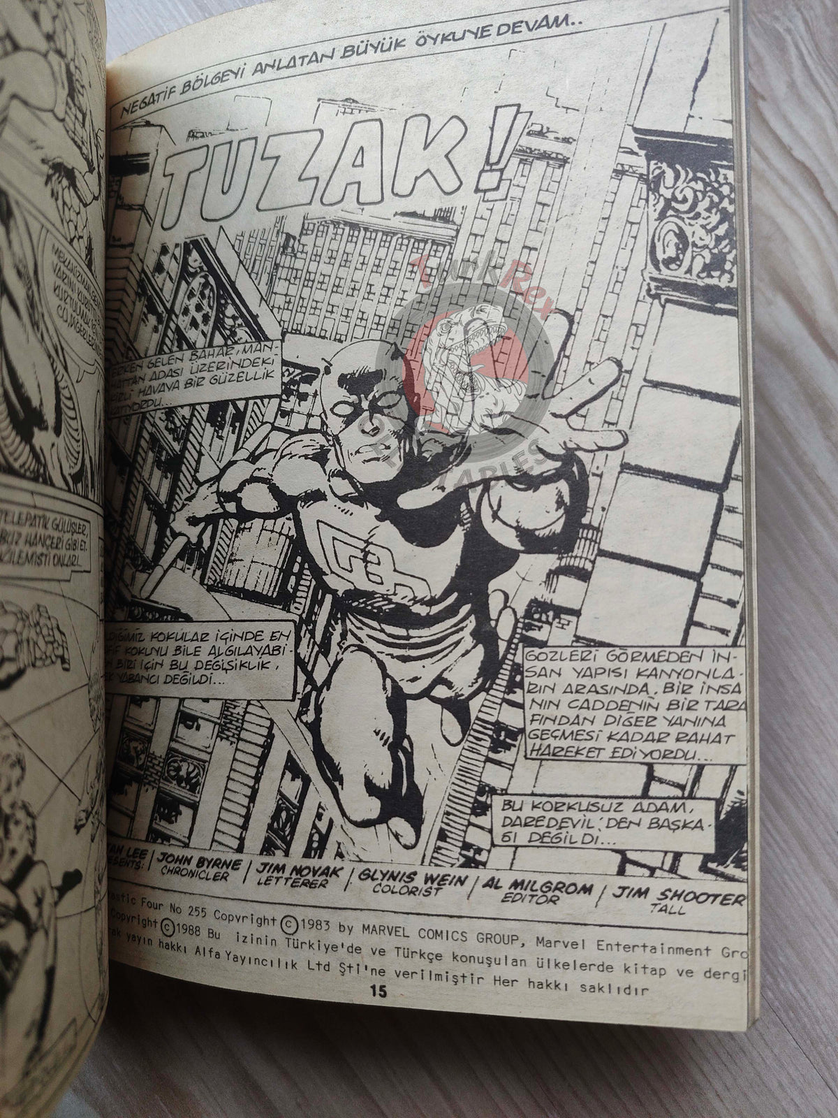 Fantastic Four Special Issue 1989 Turkish Comic Turkey #245 - #258