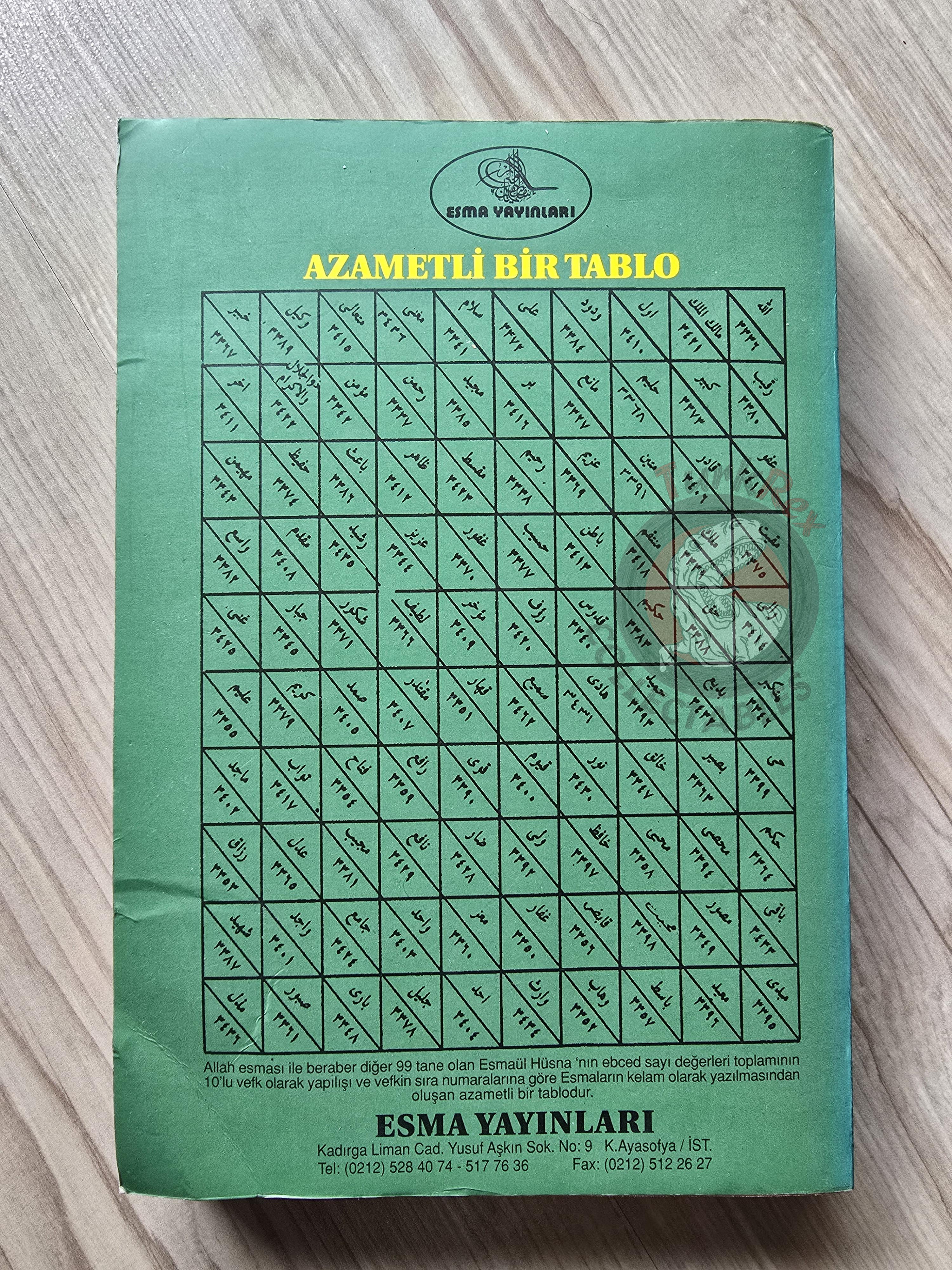 Imam al-Ghazali – Al-Awafaq Islamic Occult Havass Vefq Spells Charm Book Islam Talisman