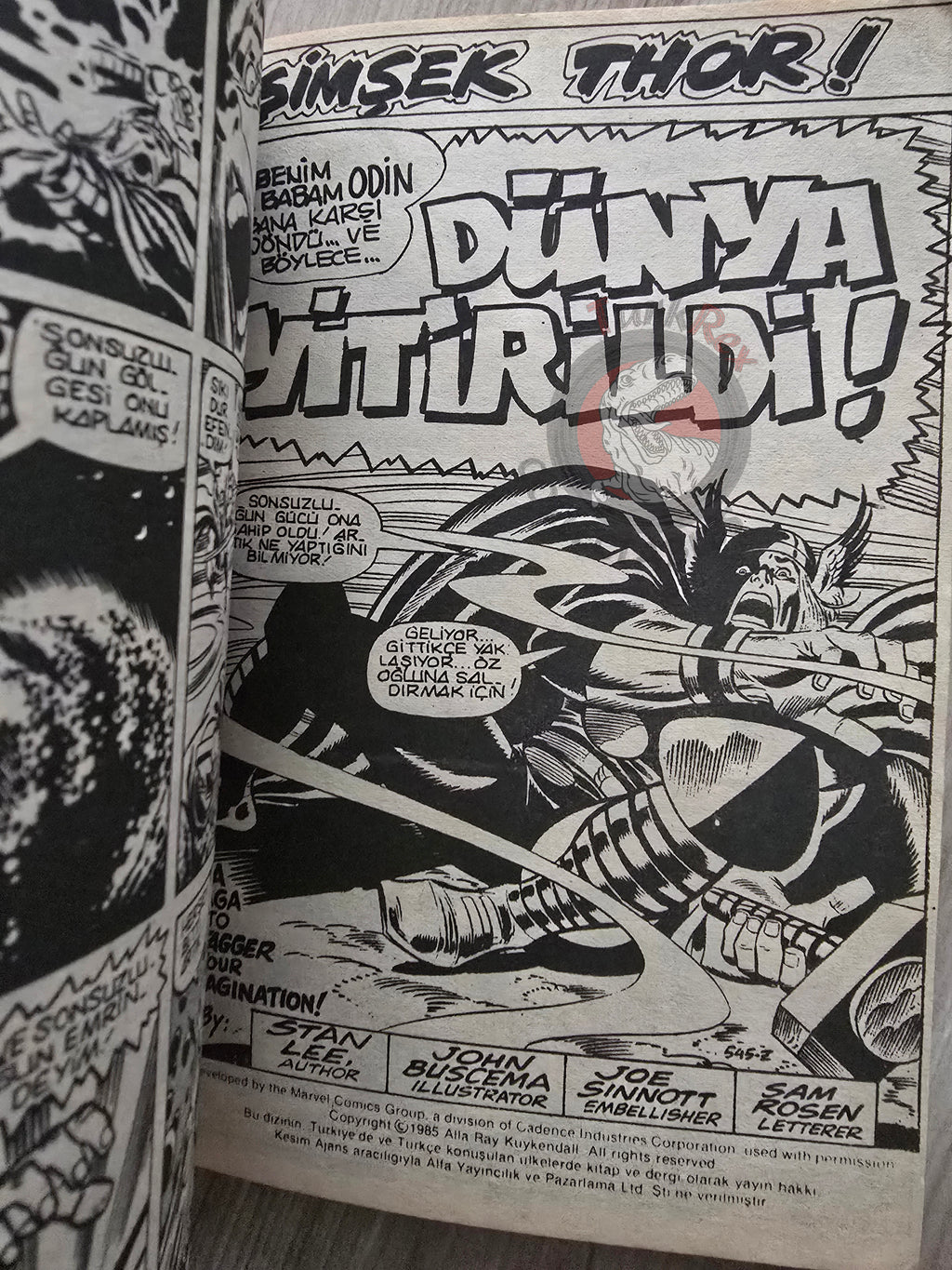 Thor Vol #1 1987 Turkish Comic Turkey The Mighty Thor #178–187 cover #183