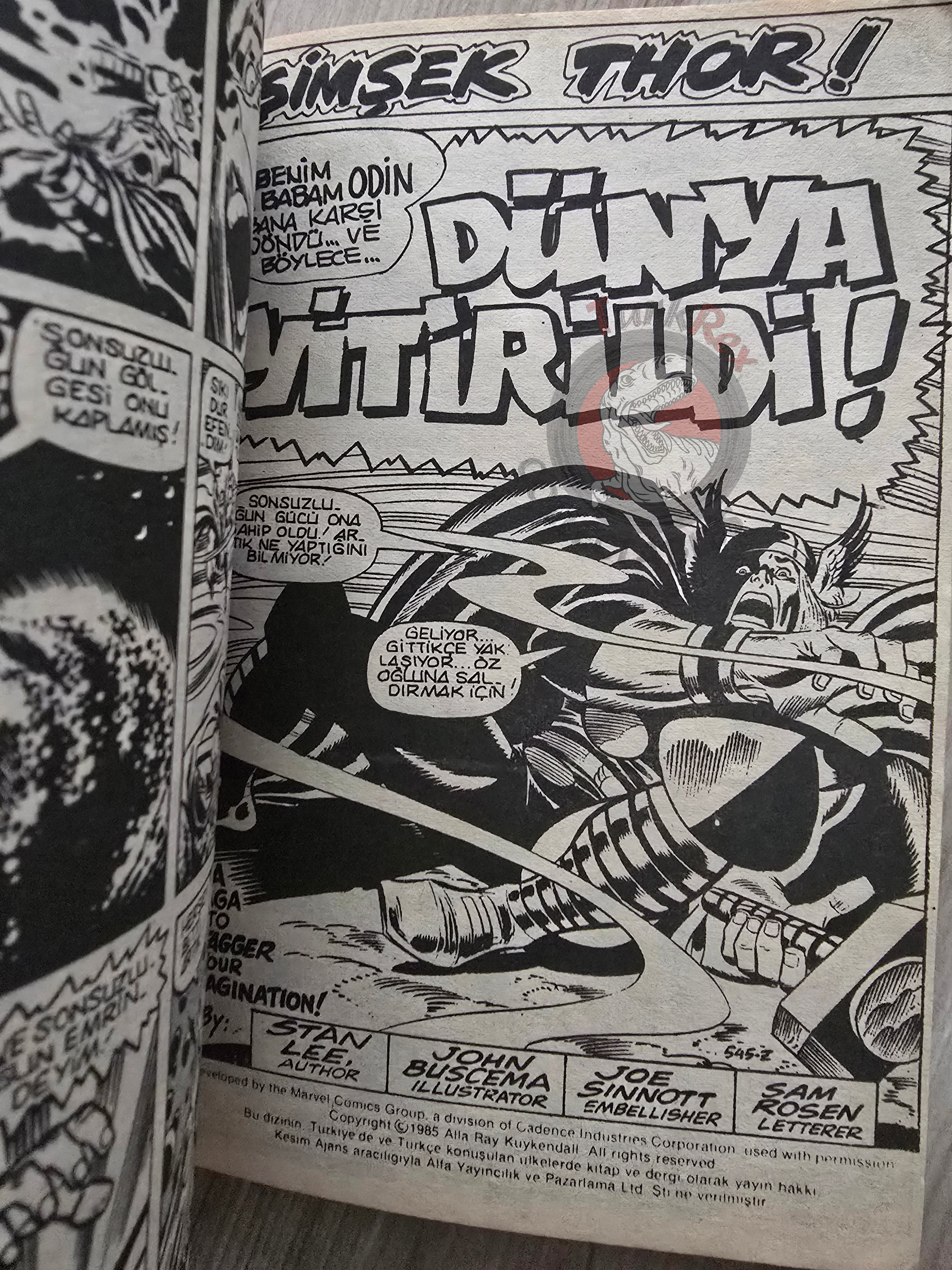 Thor Vol #1 1987 Turkish Comic Turkey The Mighty Thor #178–187 cover #183