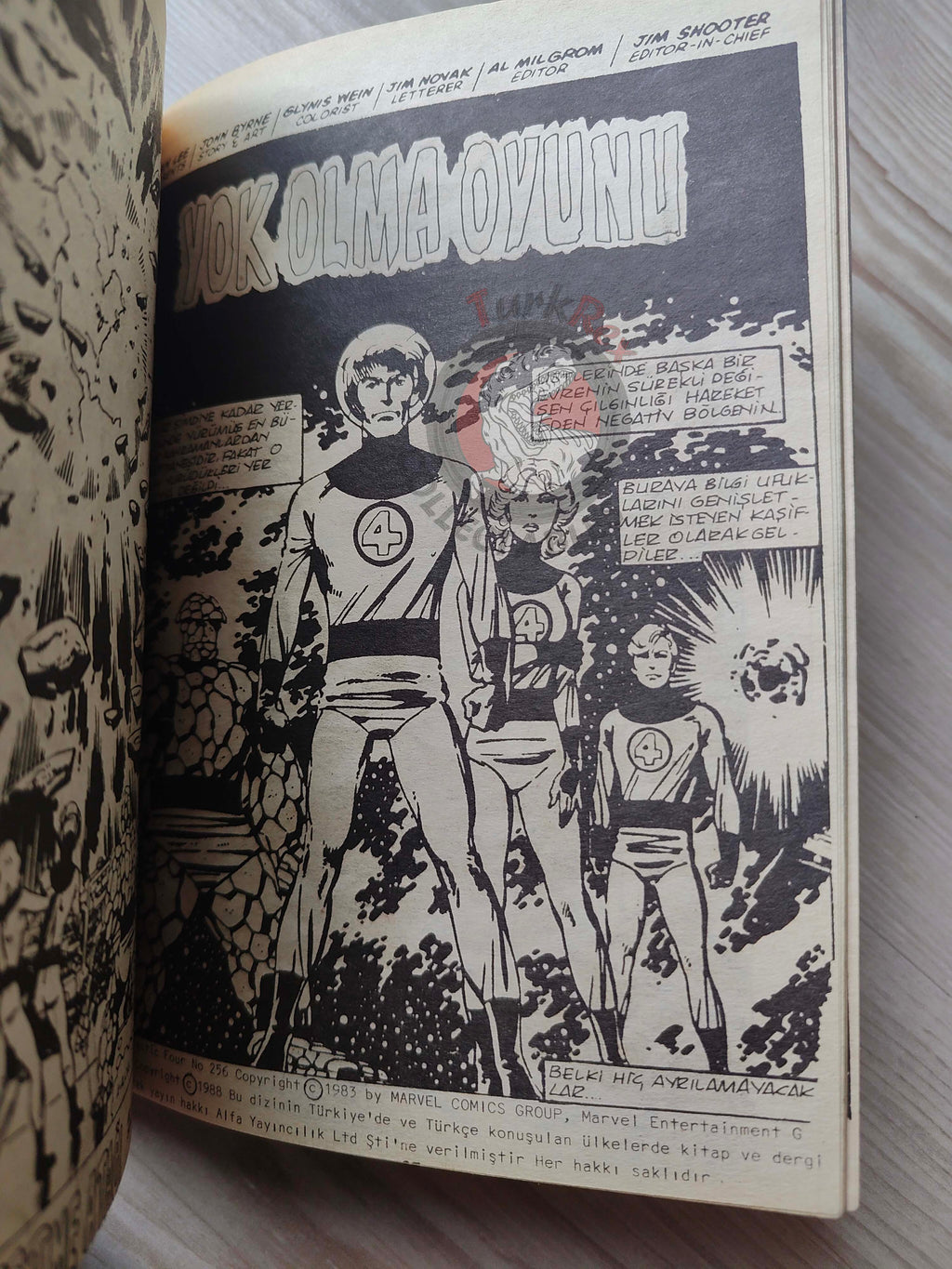 Fantastic Four Special Issue 1989 Turkish Comic Turkey #245 - #258