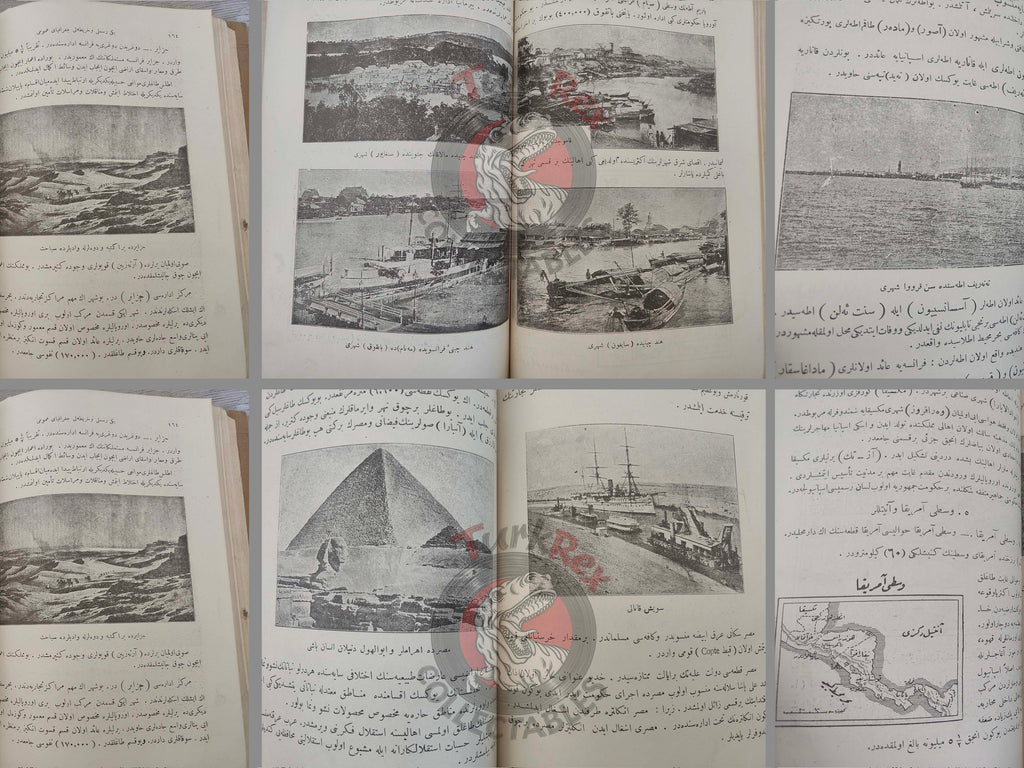 Safvet – New General Geography Ottoman Textbook 1913 Empire Education with Many Maps
