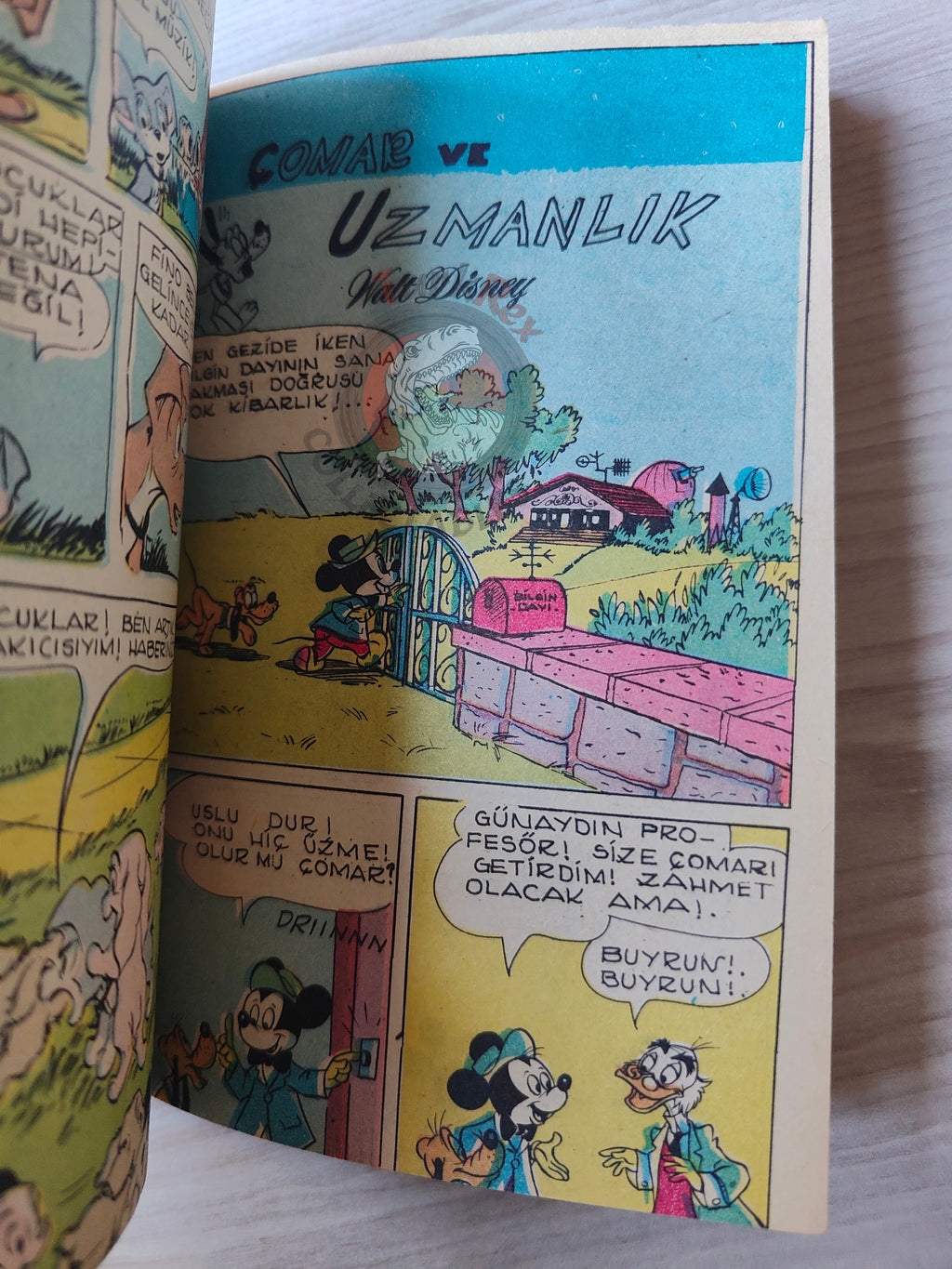 Mickey Mouse Mag Volume #2 1970 Turkish Comic Turkey Walt Disney Donald Duck