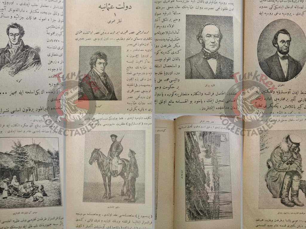Ottoman 1914 History of the Modern Age Book with many Maps Ali Reşad Empire Africa America