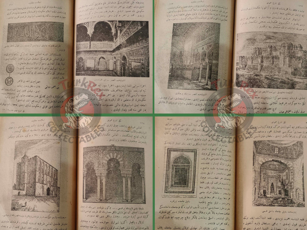 Ottoman 1924 New General History  Book with many Maps Ali Reşad Empire Arabian Peninsula