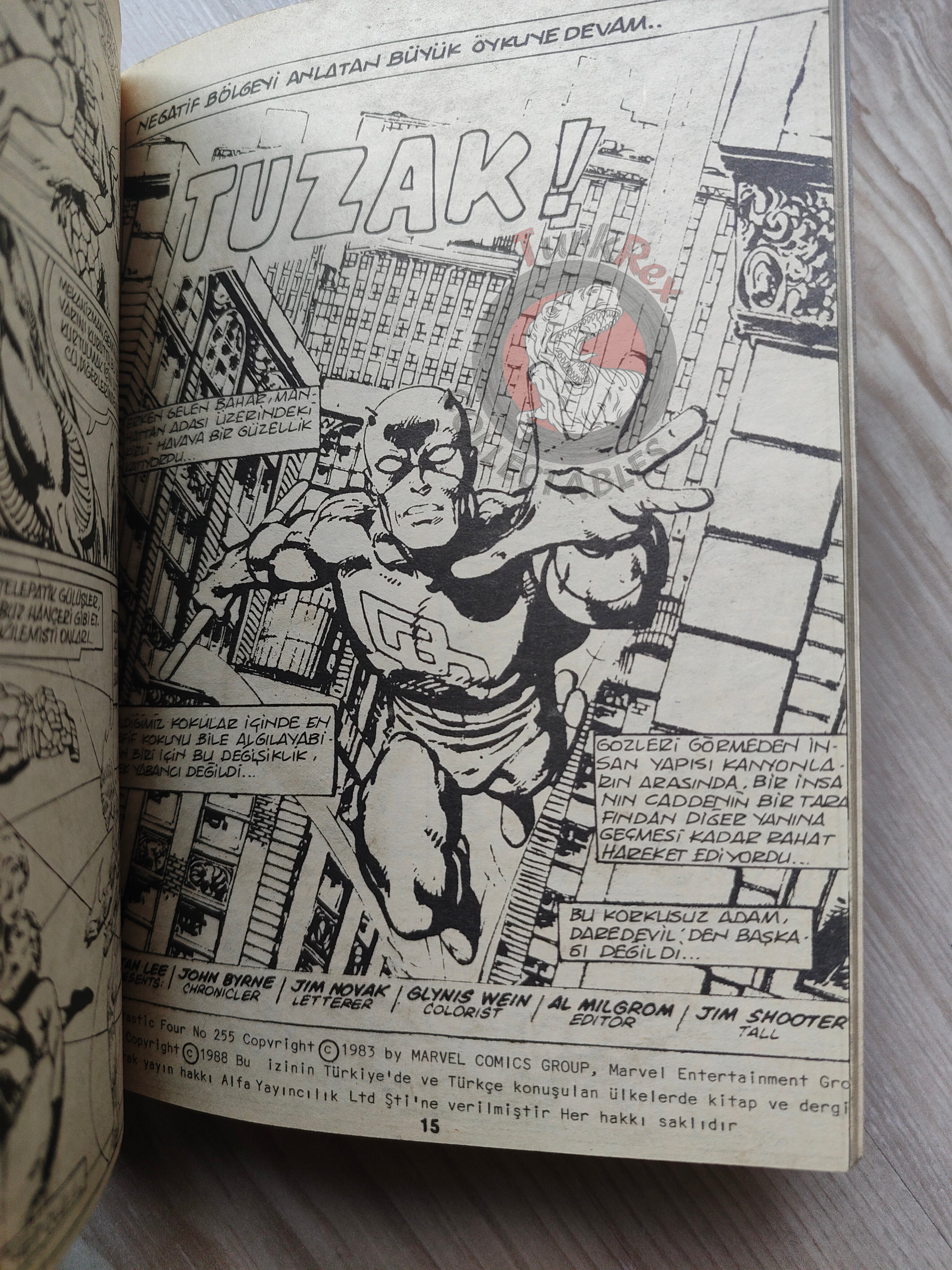 Fantastic Four Special Issue 1989 Turkish Comic Turkey #245 - #258
