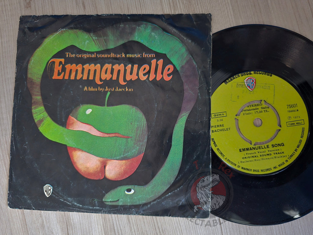 Emmanuelle OST - Pierre Bachelet 7" Turkish Pressing Vinyl Turkey Edition