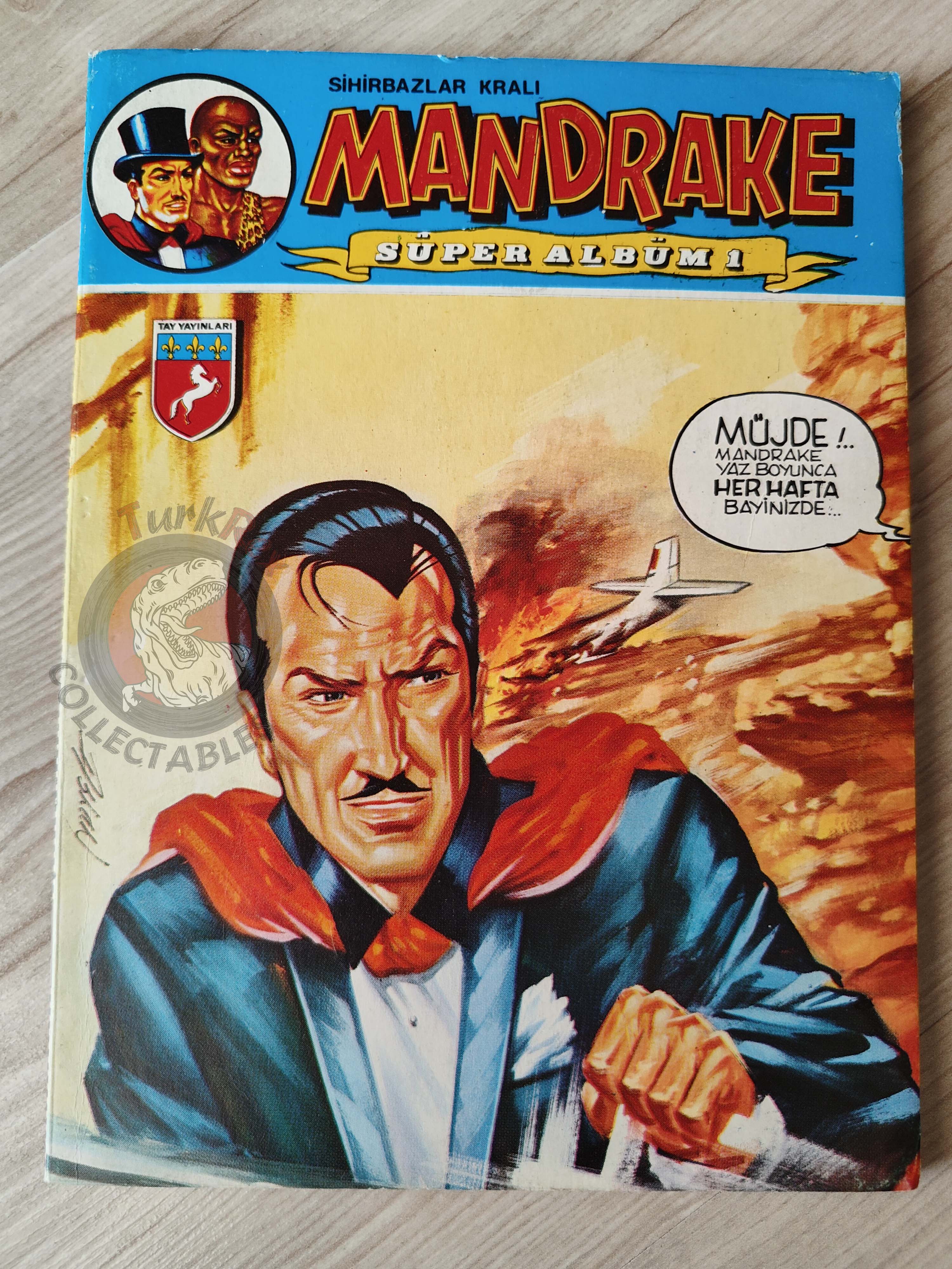 Mandrake the Magician #1 Emile, Emir of Emmo Turkish Comic Turkey late 80s