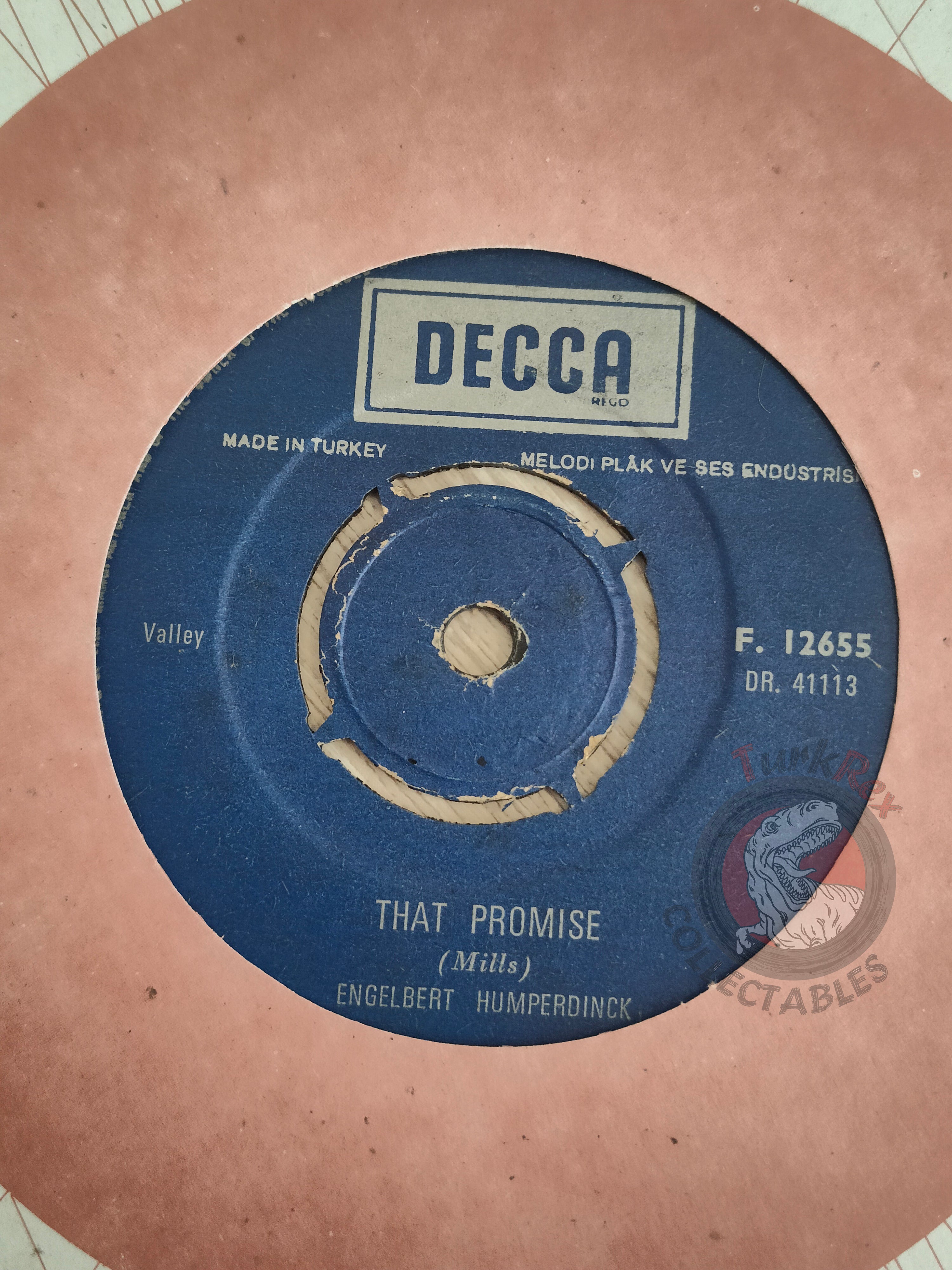 Engelbert Humperdinck – Last Waltz 7" Turkish Pressing Vinyl Turkey Edition