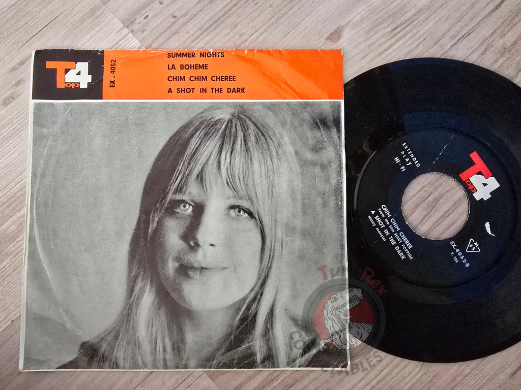 Marianne Faithfull / Charles Aznavour / Henry Mancini 7" Iran Pressing Vinyl Iranian Edition