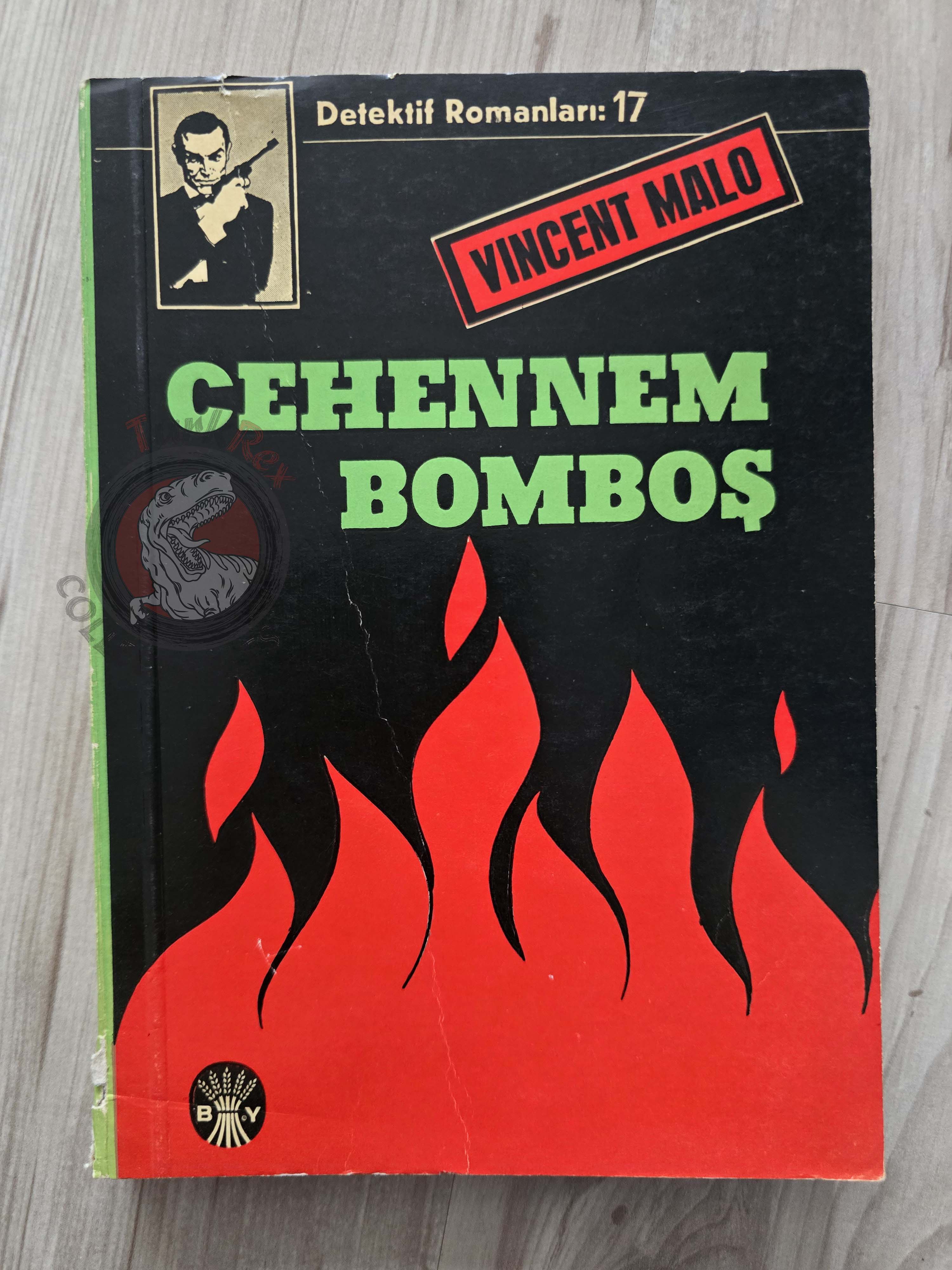Vincent Malo – Murder on the Mistral 1966 1st Turkish Book Turkey
