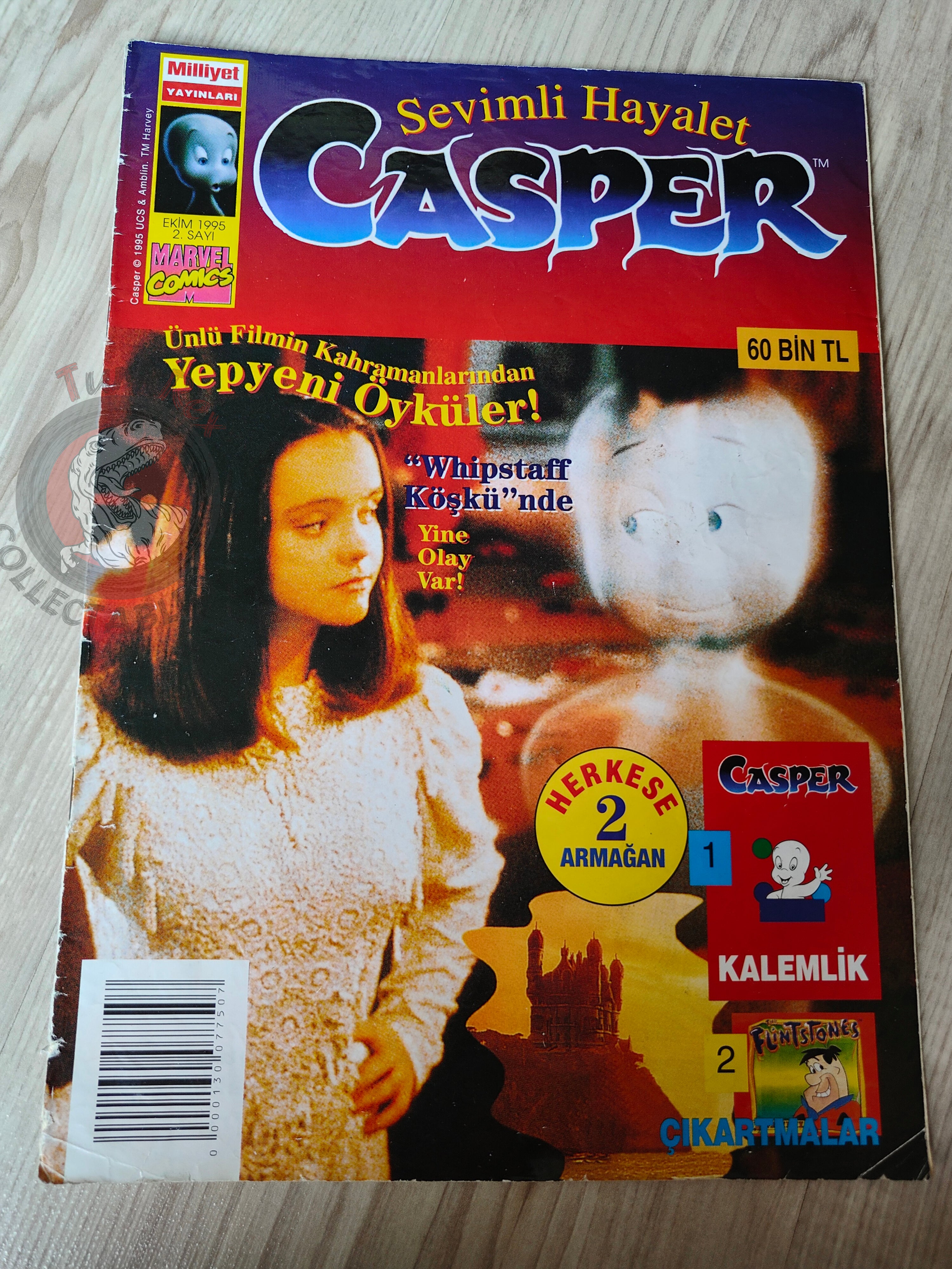 Casper the Friendly Ghost Magazine – Issue #2 1995 Turkish Comic Turkey