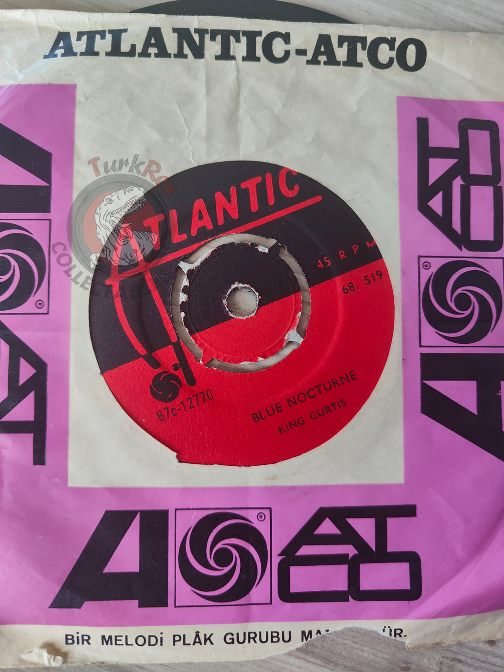 King Curtis – Memphis Soul Stew 7" Turkish Pressing Vinyl Turkey Edition