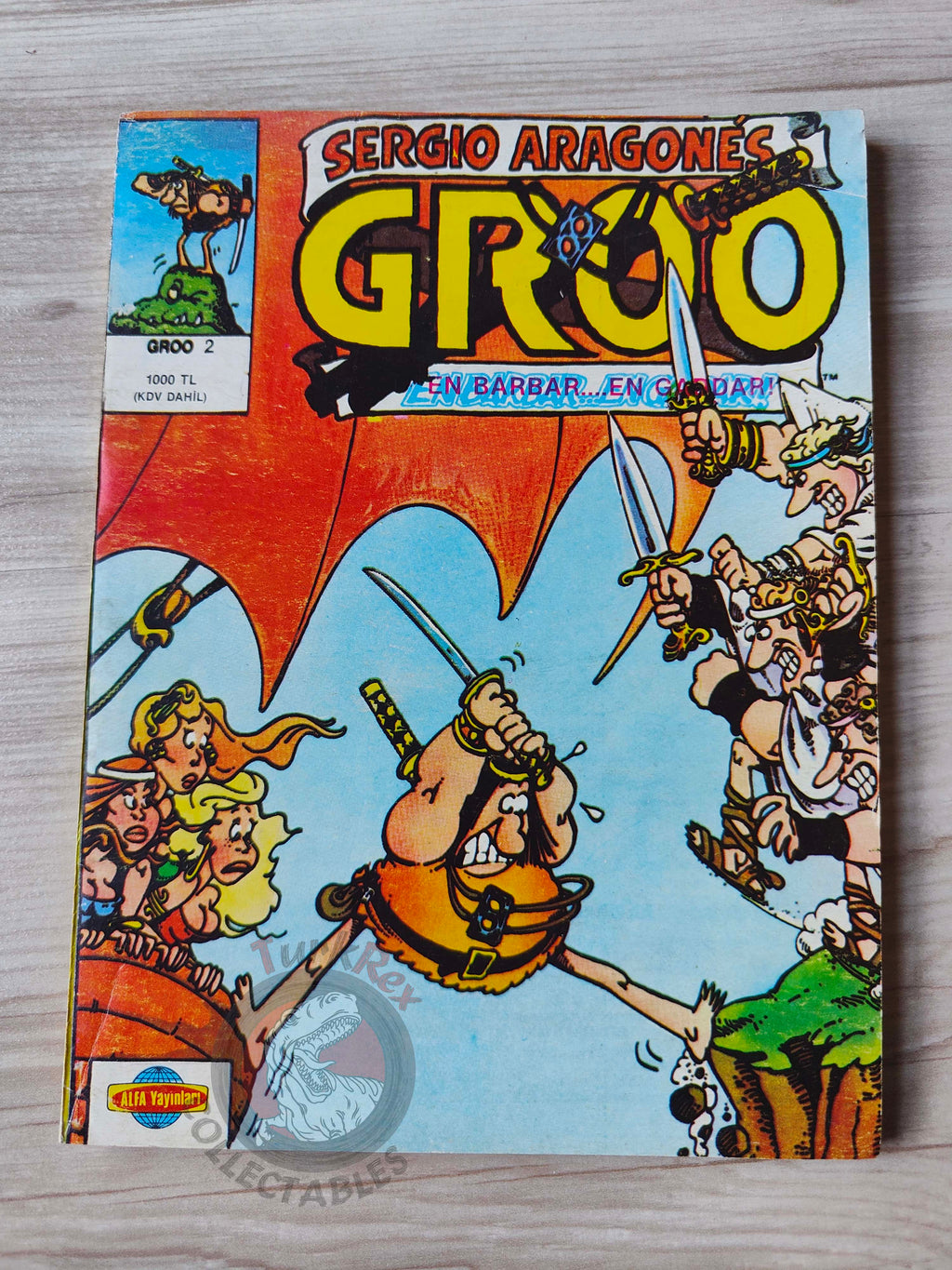 Groo the Wanderer #2 1989 Turkish Comic Turkey cover #4