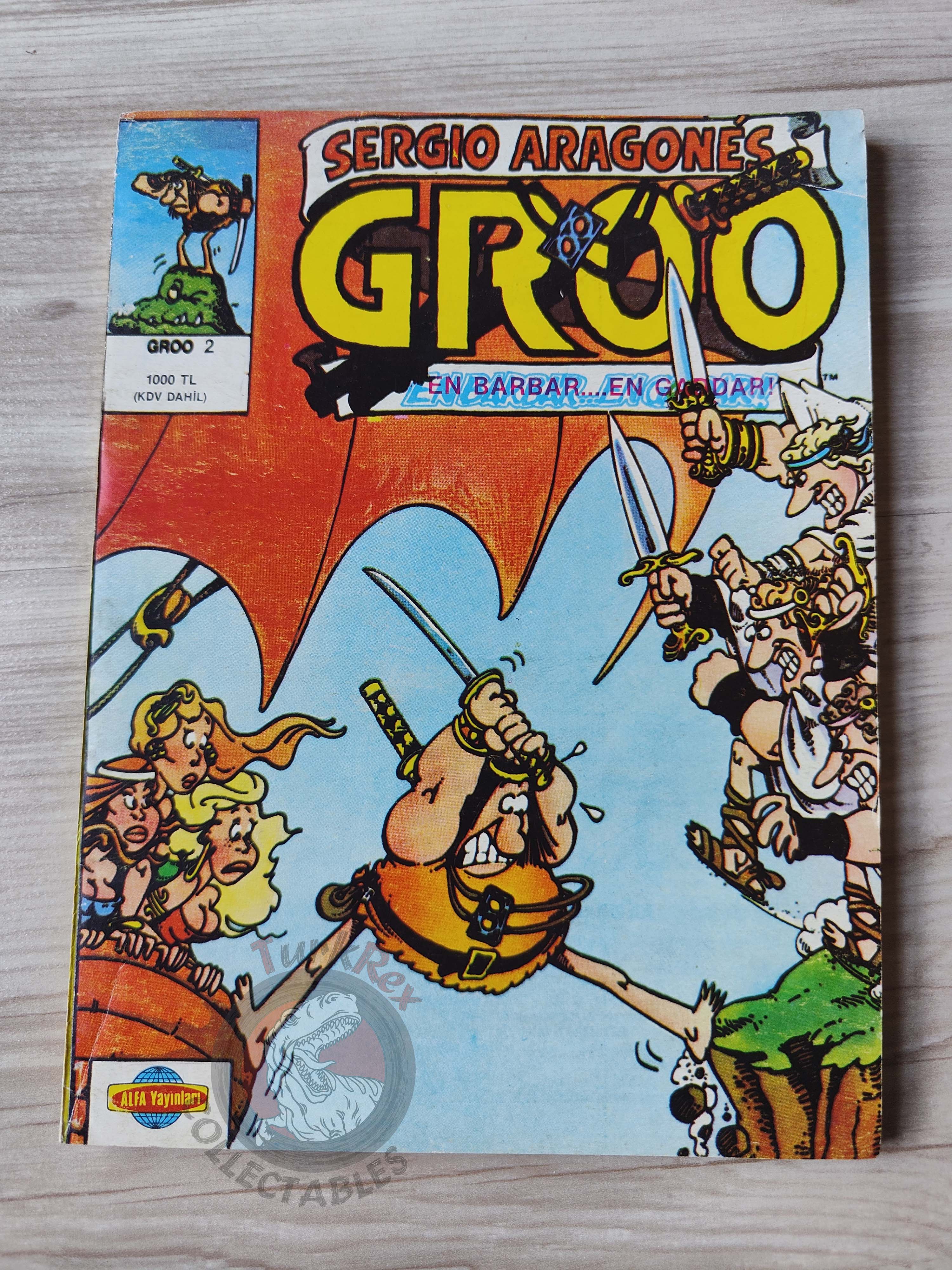 Groo the Wanderer #2 1989 Turkish Comic Turkey cover #4