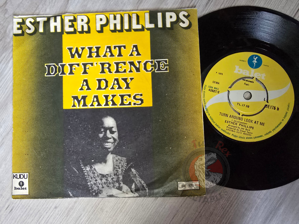 Esther Phillips – What A Diff'rence A Day Makes 7" Turkish Pressing Vinyl Turkey Edition