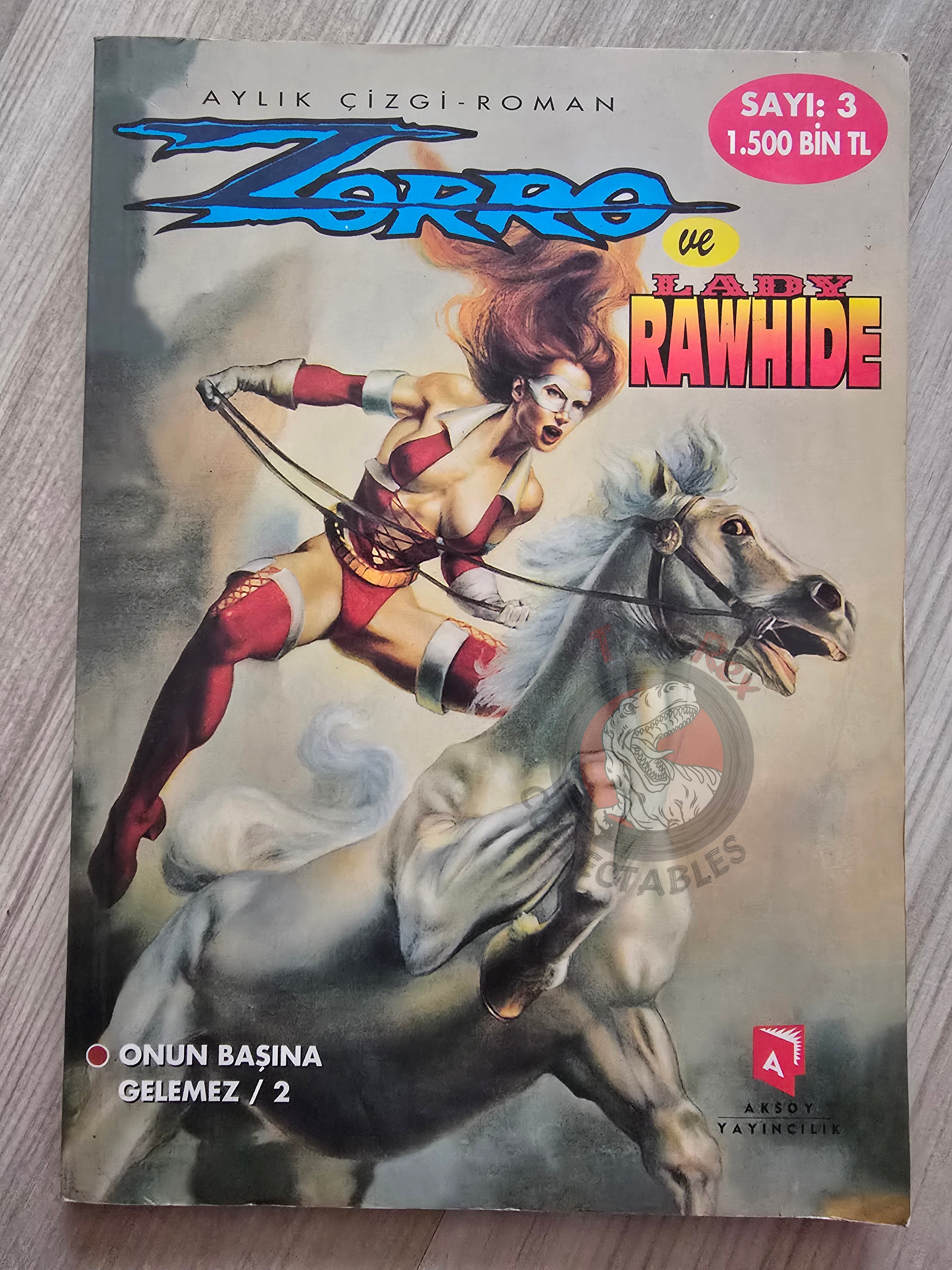 Zorro's Renegades #3 Lady Rawhide Turkish Comic Turkey #5