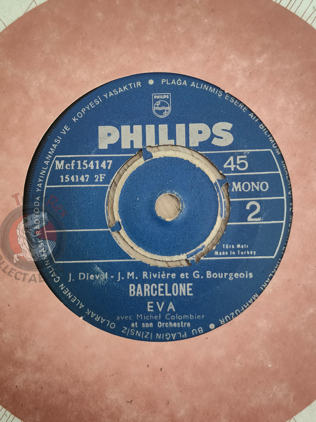 Eva – Comme Les Bles 7" Turkish Pressing Vinyl Turkey Edition