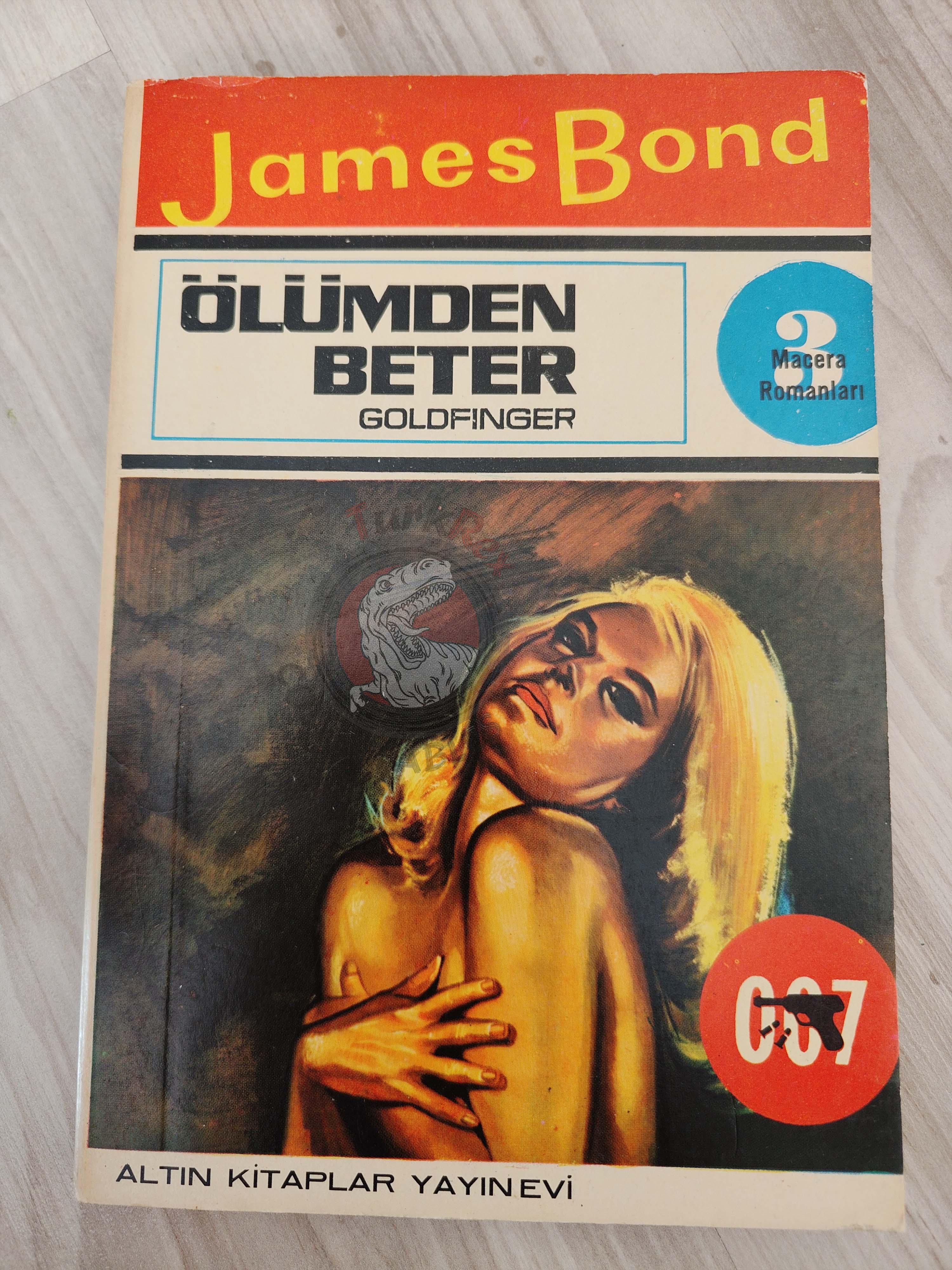James Bond - Goldfinger 3 1965 Turkish Book Turkey Ian Fleming
