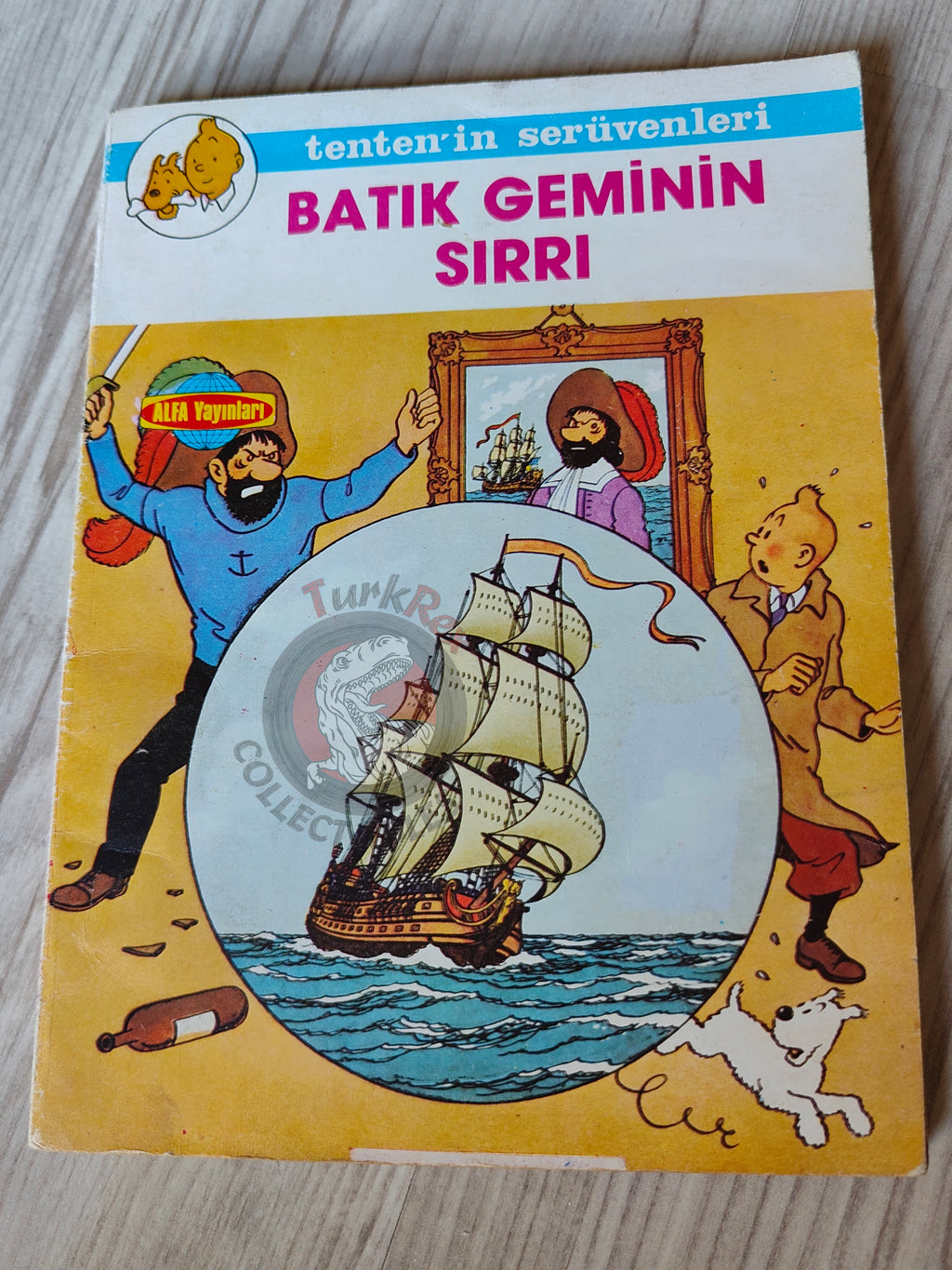 Tintin – The Secret of the Unicorn mid 1980s Turkish Edition Comic Turkey 2