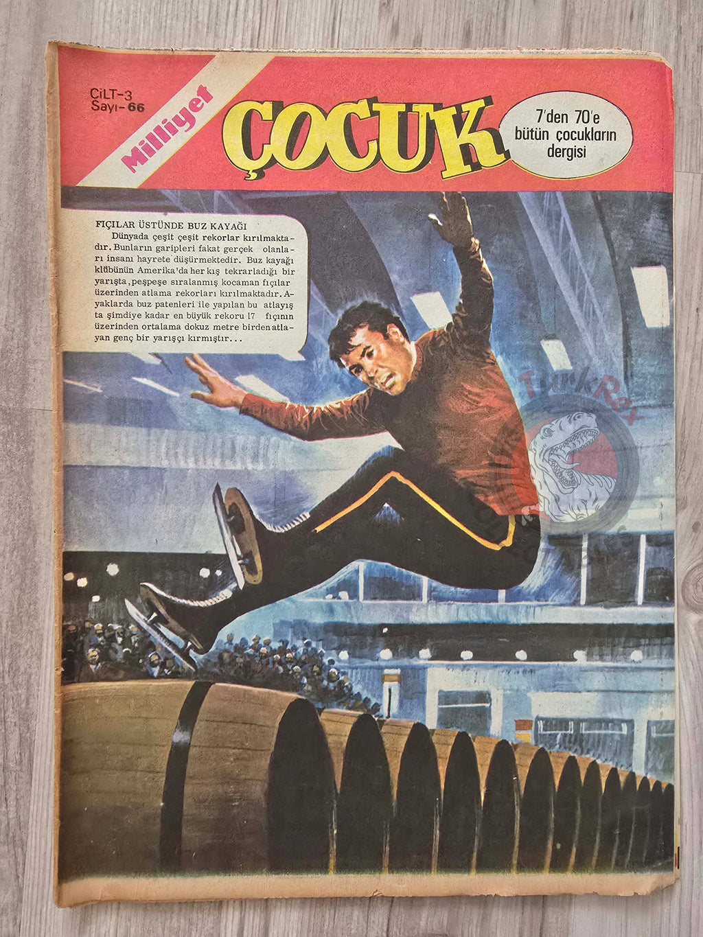 Milliyet Çocuk #66 1974 Turkish Comic Mag Turkey Lucky Luke Michel Vaillant Il Colonnello Caster’Bum