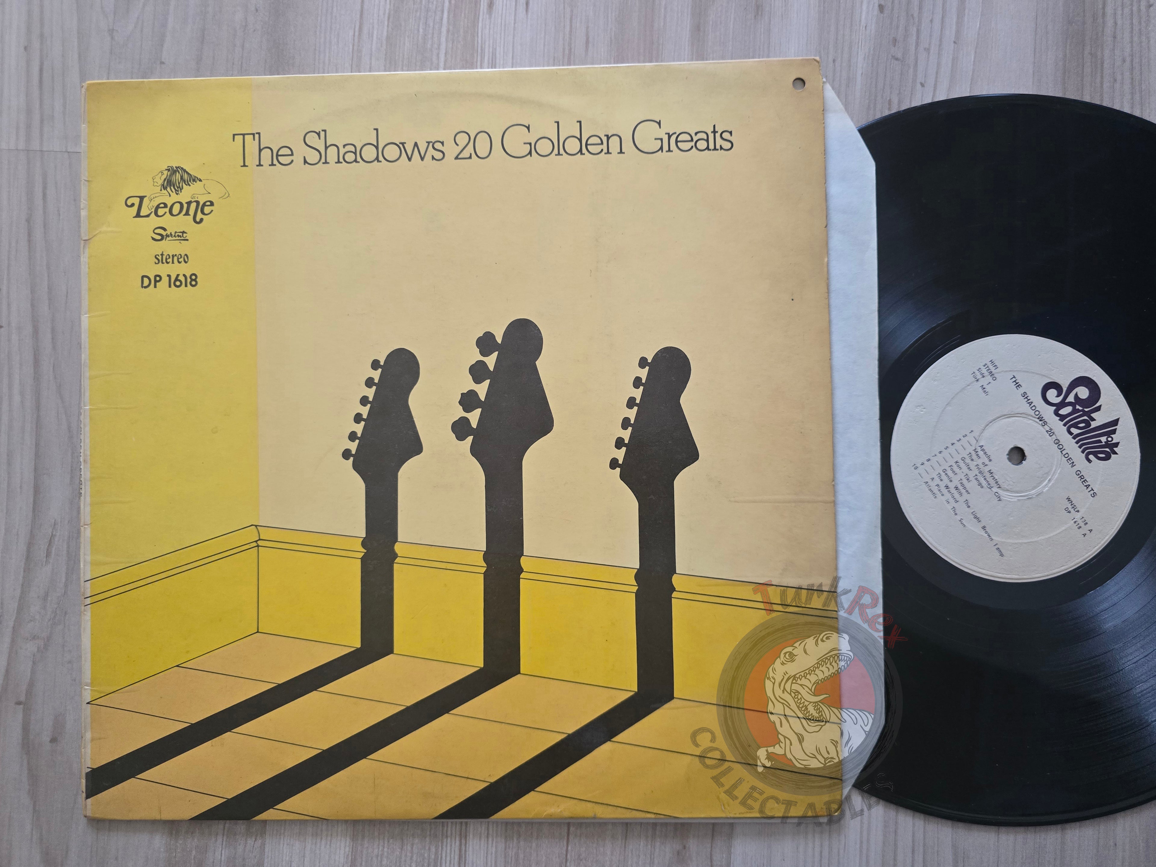 The Shadows – 20 Golden Greats Turkish Pressing Vinyl Turkey Edition
