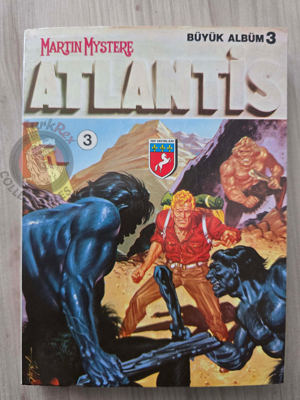 Martin Mystère #3 La stirpe maledetta 80s Turkish Comic Turkey #4 #17