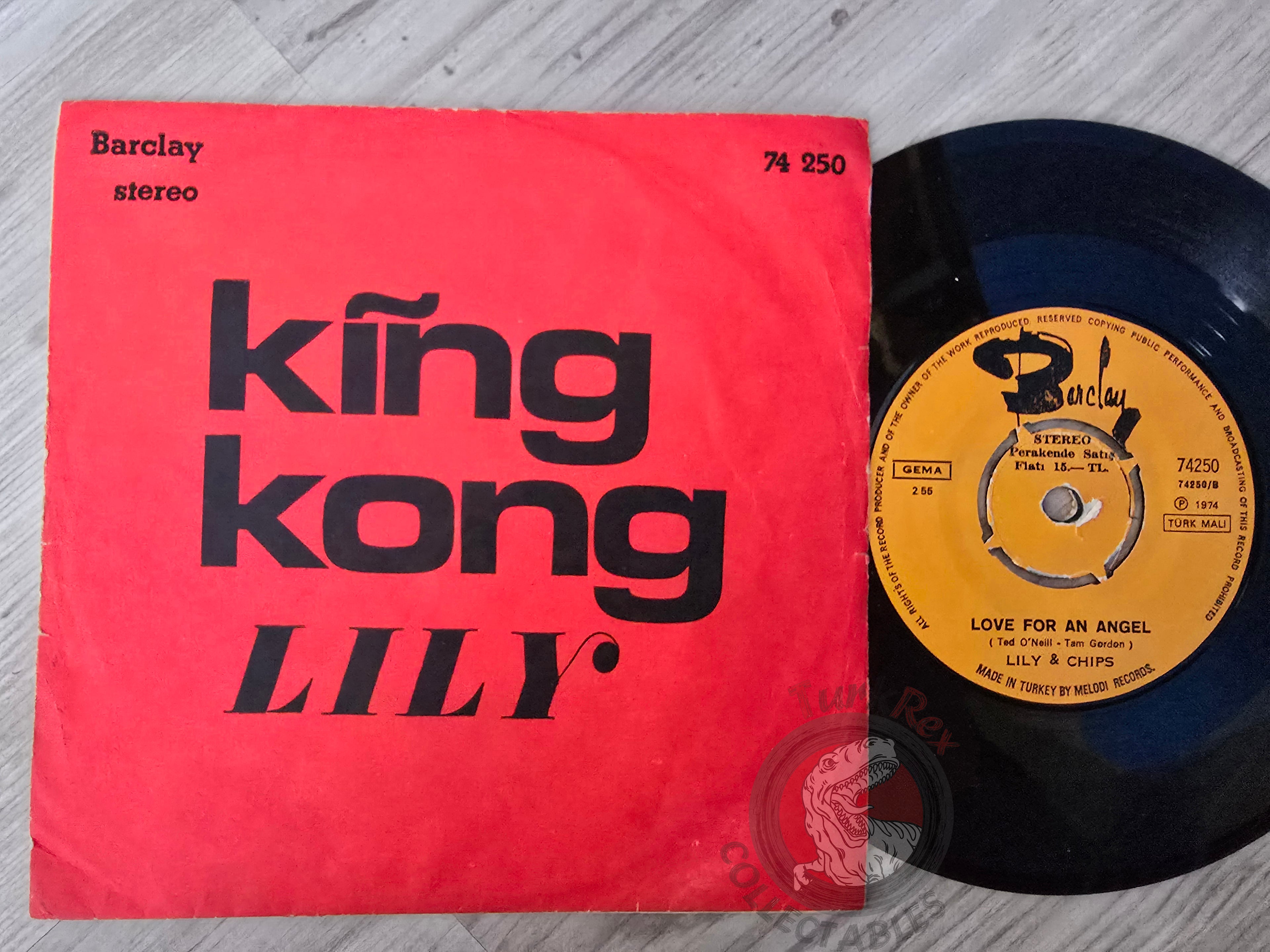 Lily & Chips – King Kong 7" Turkish Pressing Vinyl Turkey Edition