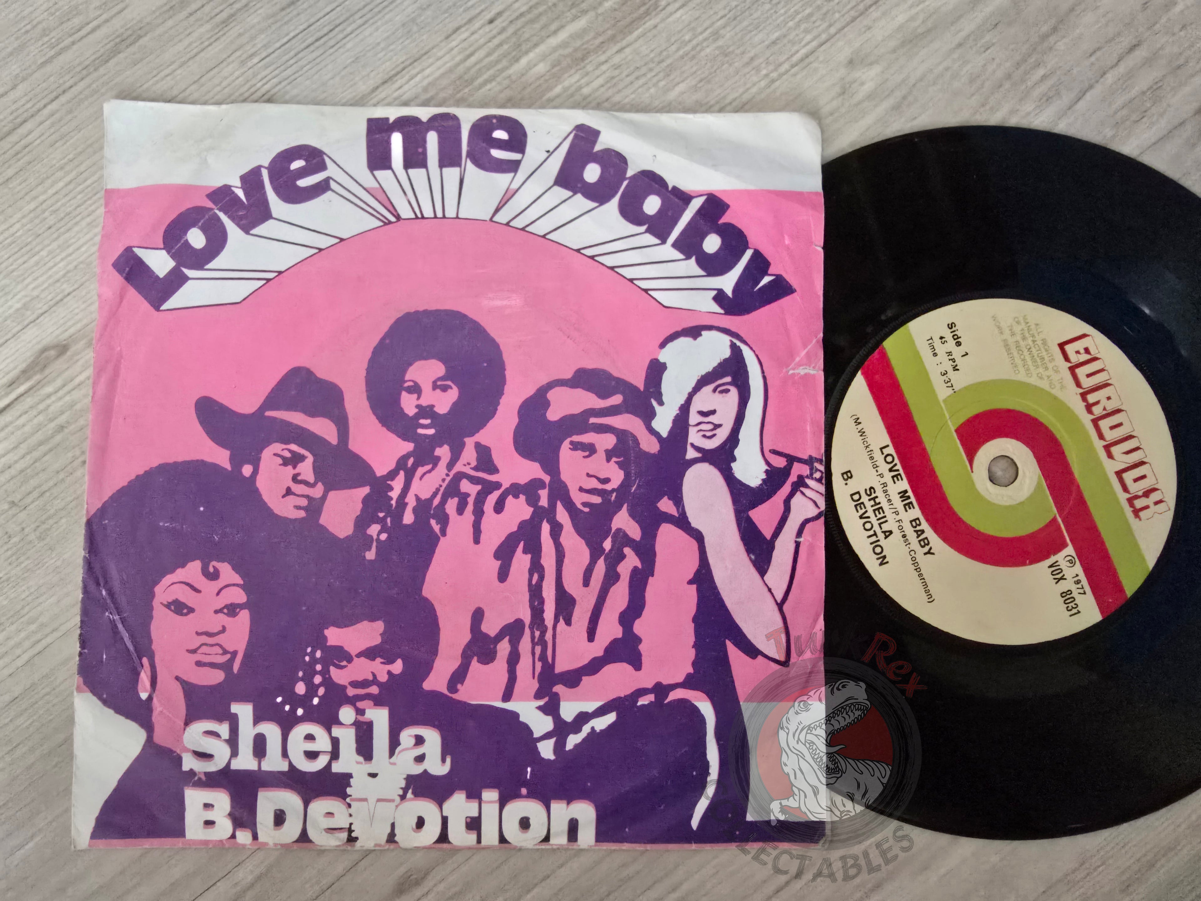 Sheila & B. Devotion – Love Me Baby 7" Turkish Pressing Vinyl Turkey Edition