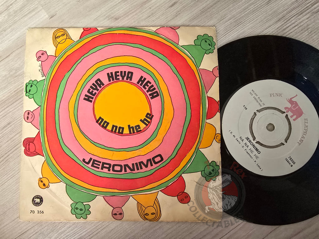 Jeronimo – Heya Heya Heya 7" Turkish Pressing Vinyl Turkey Edition