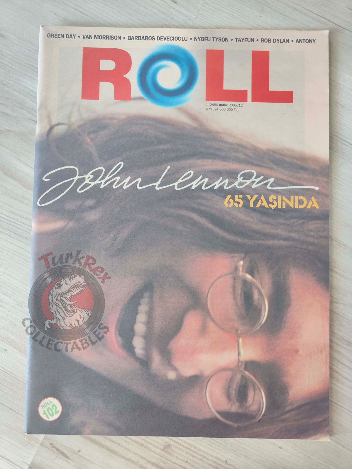 Roll 2005 John Lennon Turkish Mag Turkey The Beatles Van Morrison Green Day Bob Dylan