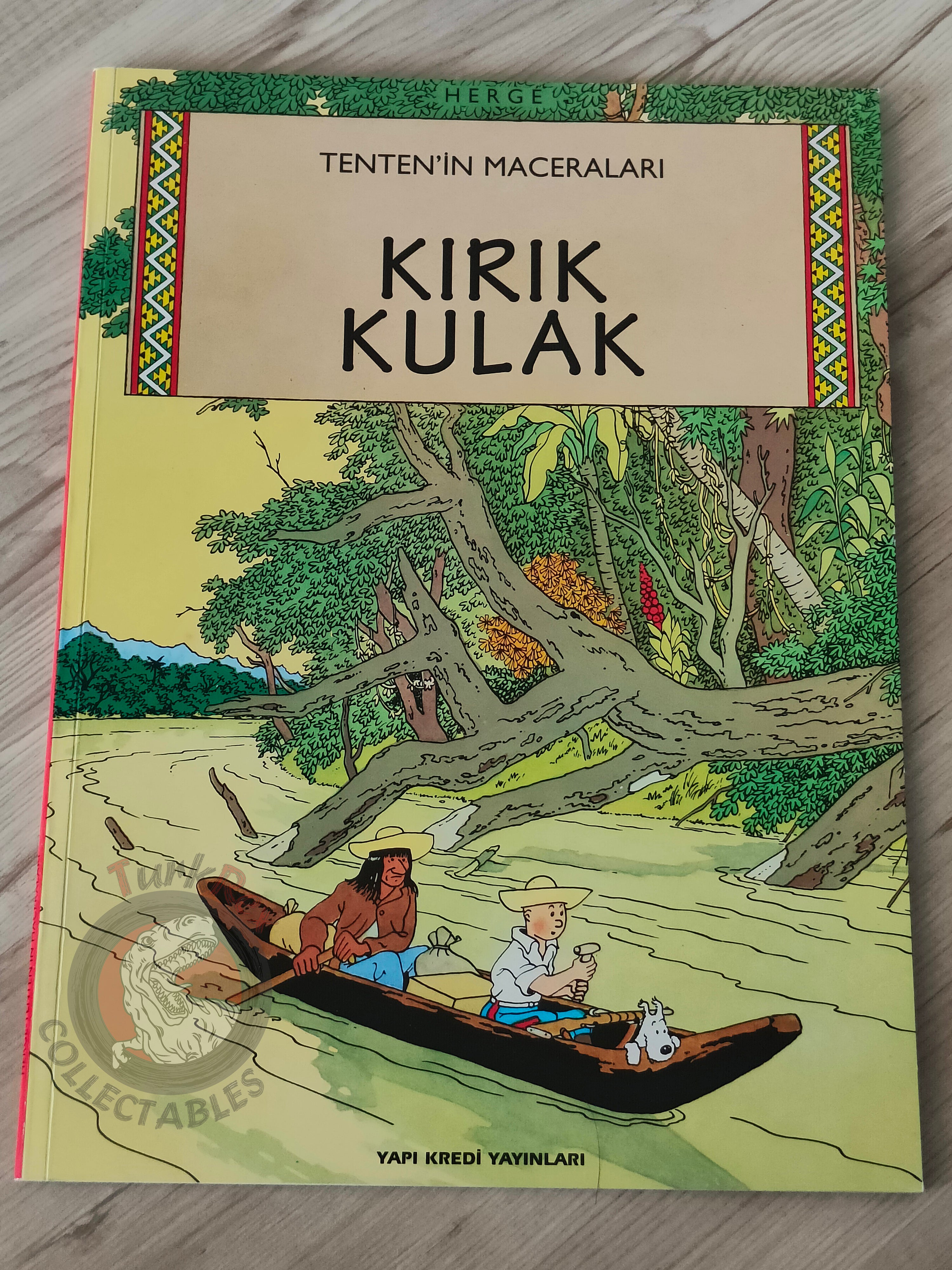 Tintin – The Broken Ear 1998 Turkish Edition Comic Turkey 2nd YKY