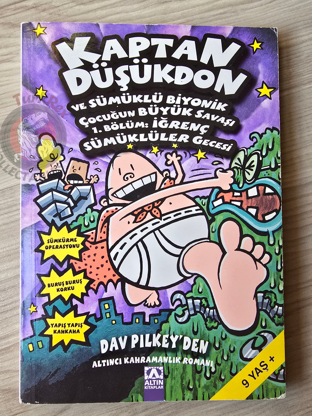 Captain Underpants and the Big, Bad Battle of the Bionic Booger Boy Turkish Turkey Dav Pilkey