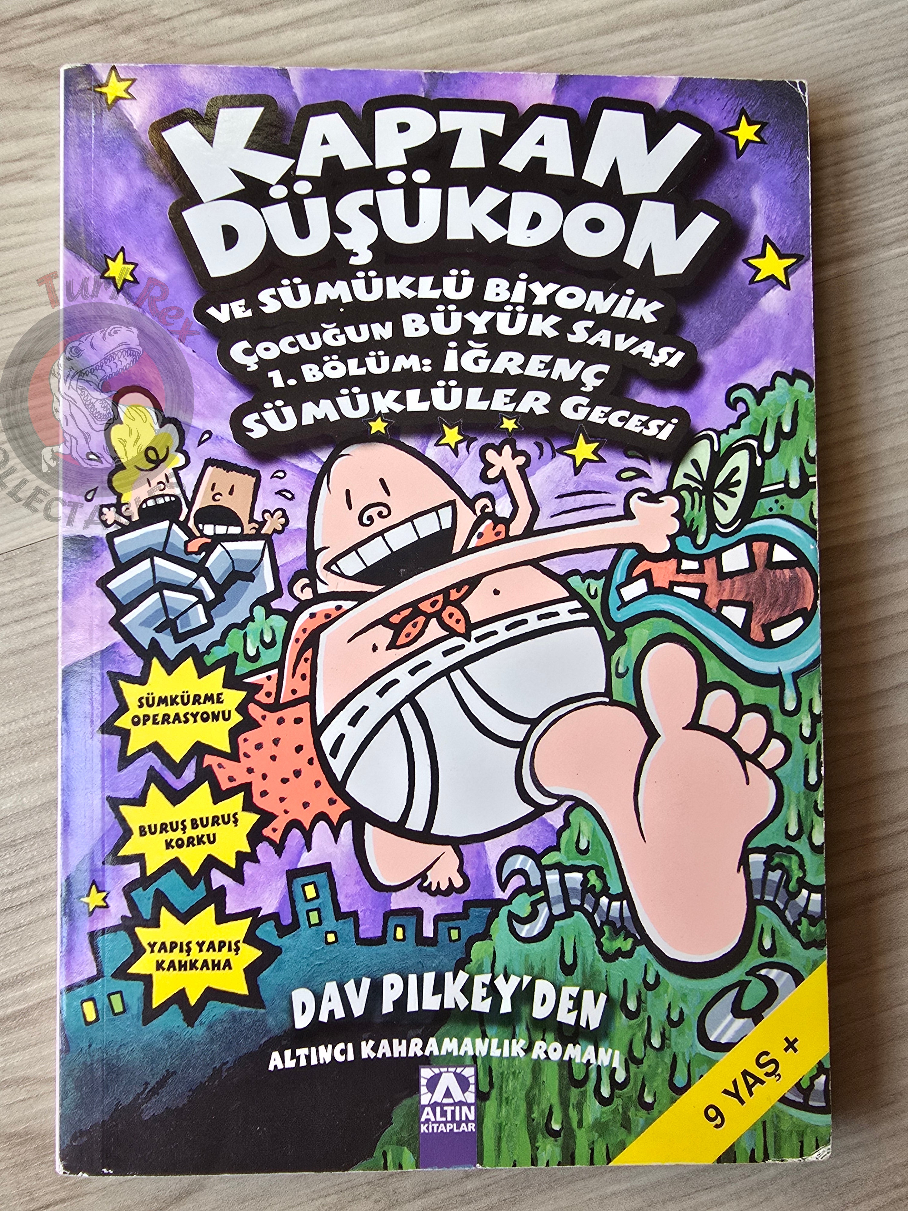 Captain Underpants and the Big, Bad Battle of the Bionic Booger Boy Turkish Turkey Dav Pilkey