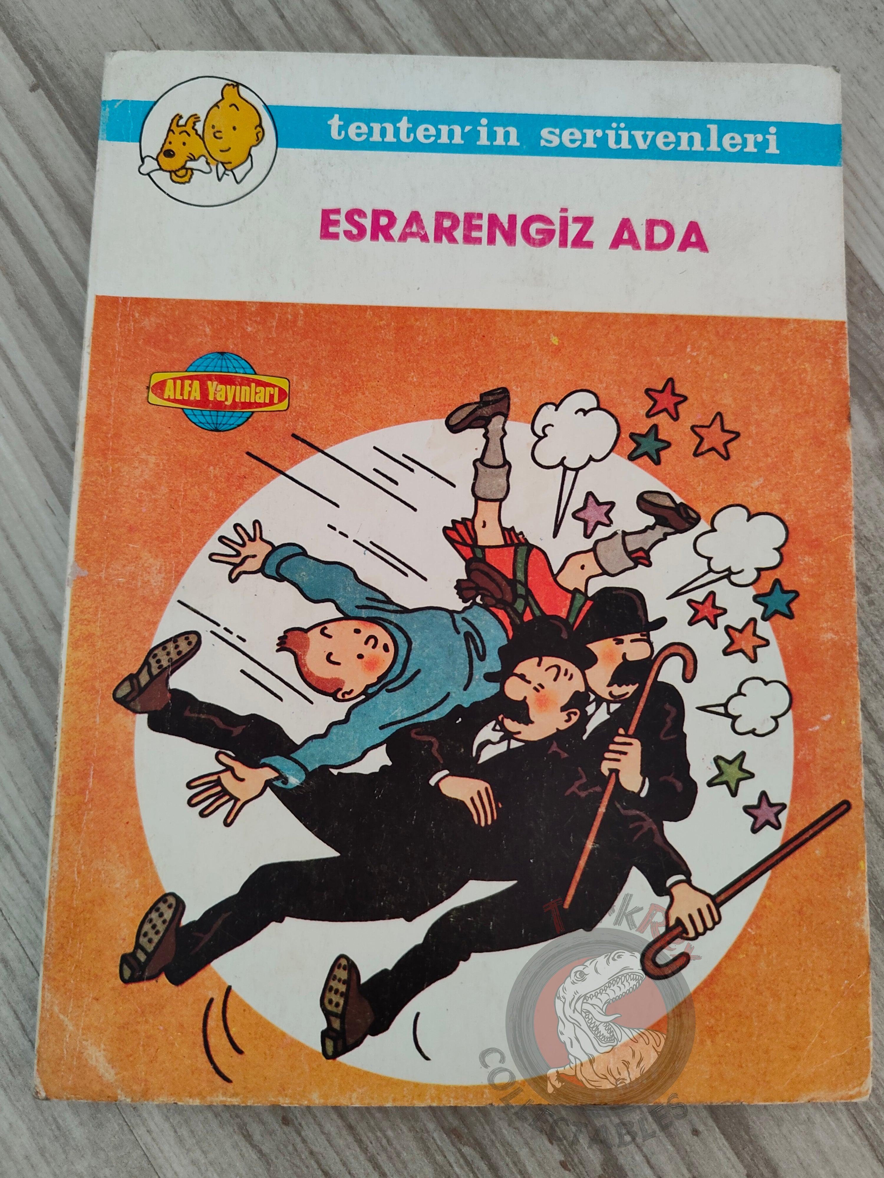 Tintin – The Black Island mid 1980s Turkish Edition Comic Turkey 2
