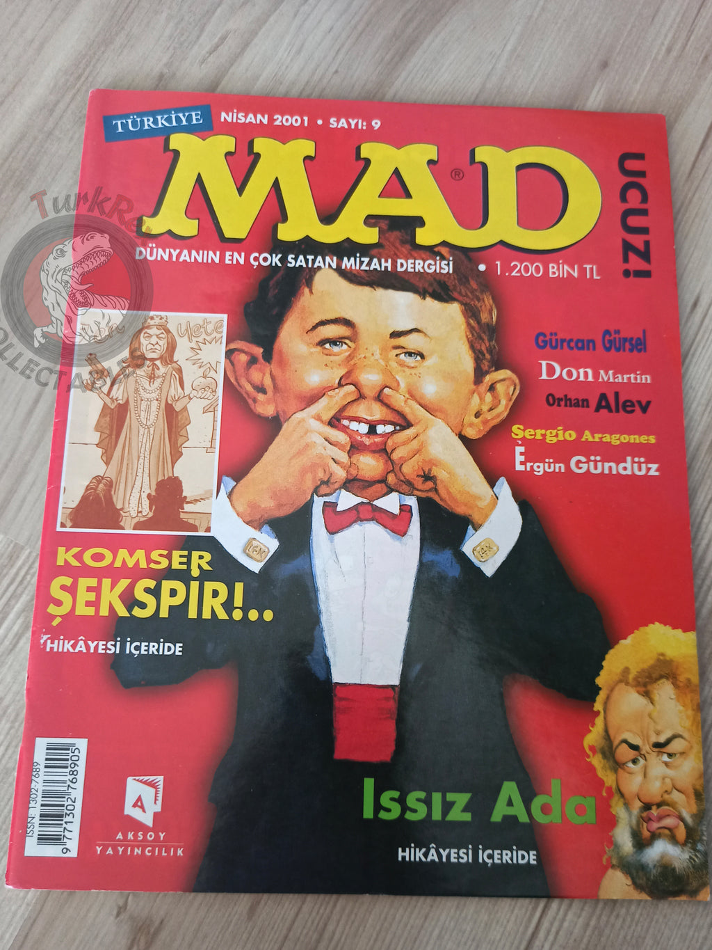 Mad Magazine #9 2001 Turkish Comic Turkey Sergio Aragonés  John Ficarra