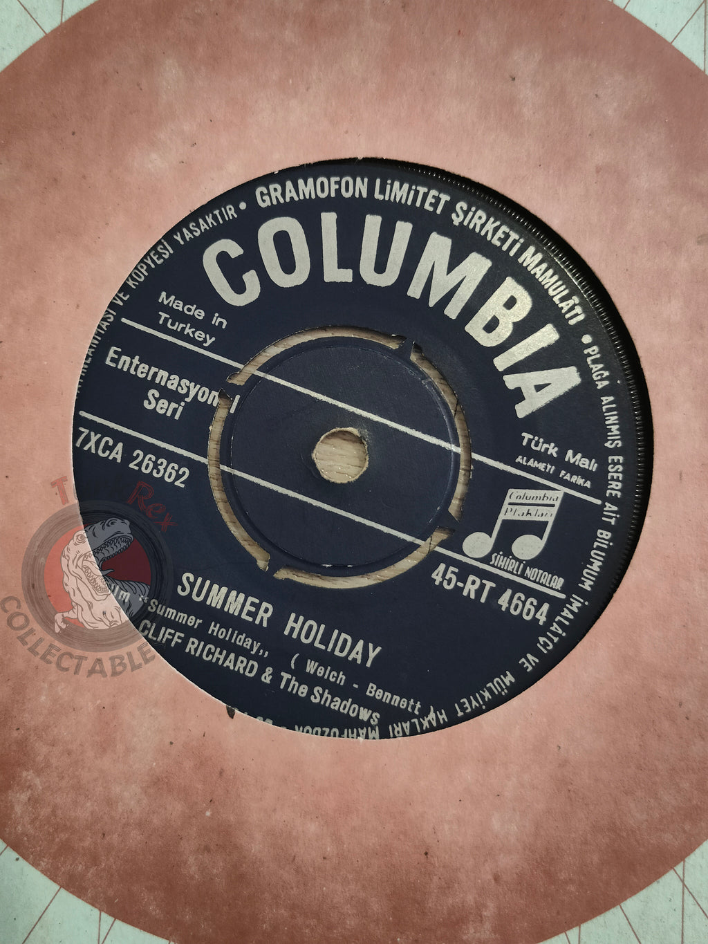 Cliff Richard And The Shadows – Summer Holiday 7" Turkish Pressing Vinyl Turkey Edition 2