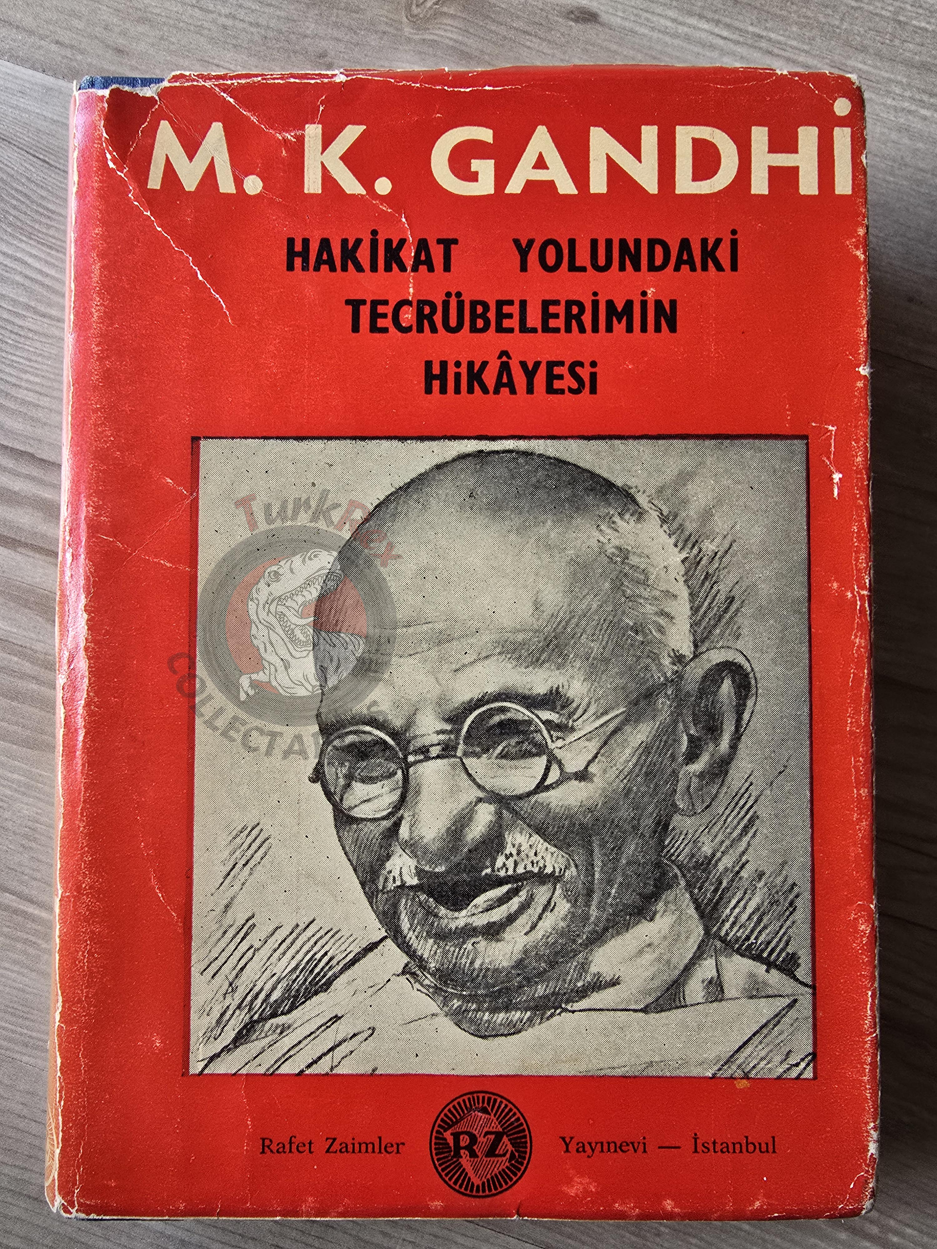 Mahatma Gandhi – The Story of My Experiments with Truth 1963 HC 1st Turkish Book Turkey