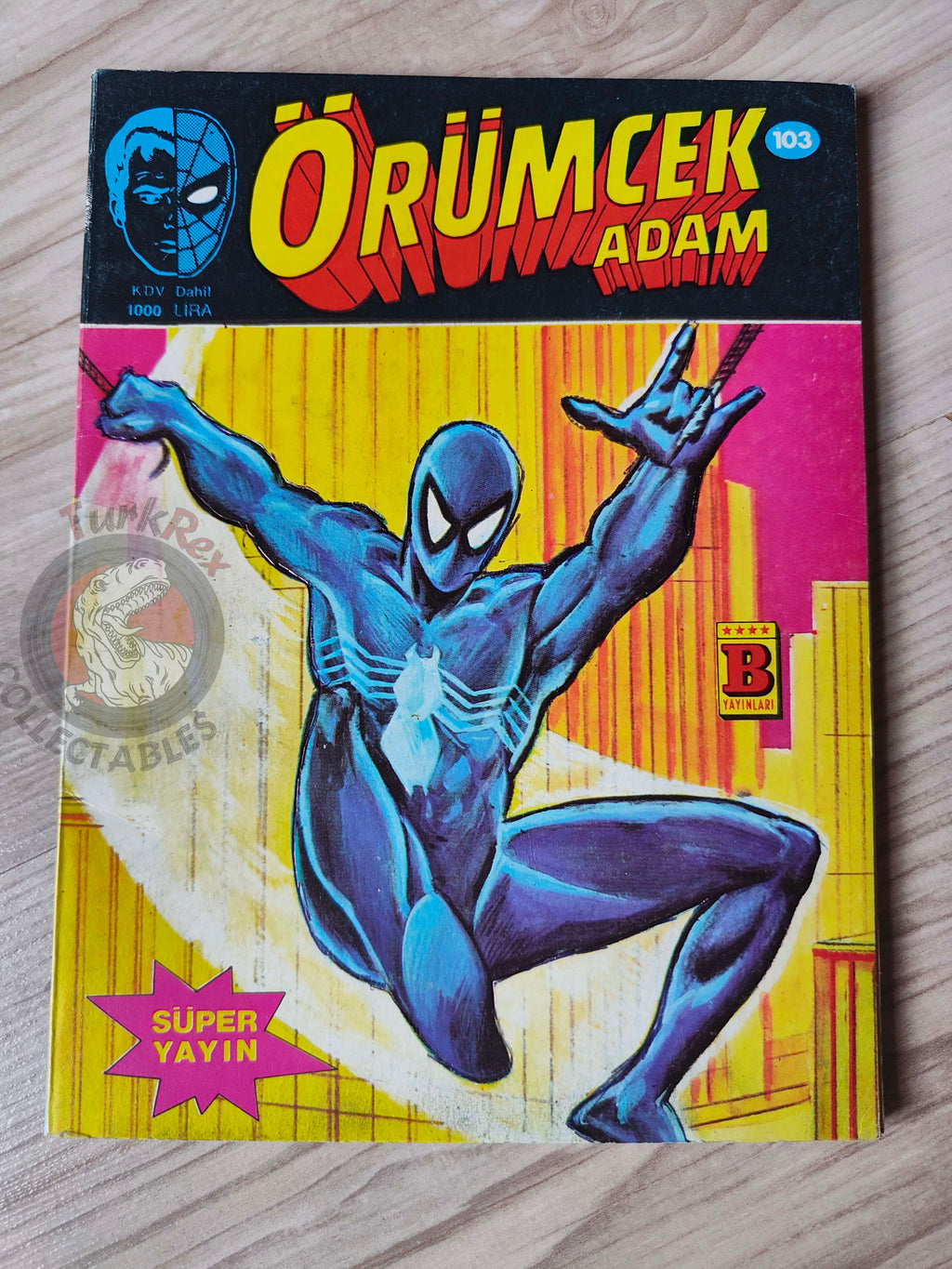 Spider-Man #103 1989 Turkish Comic Turkey Ka-Zar #20 #21 Spectacular Annual #7