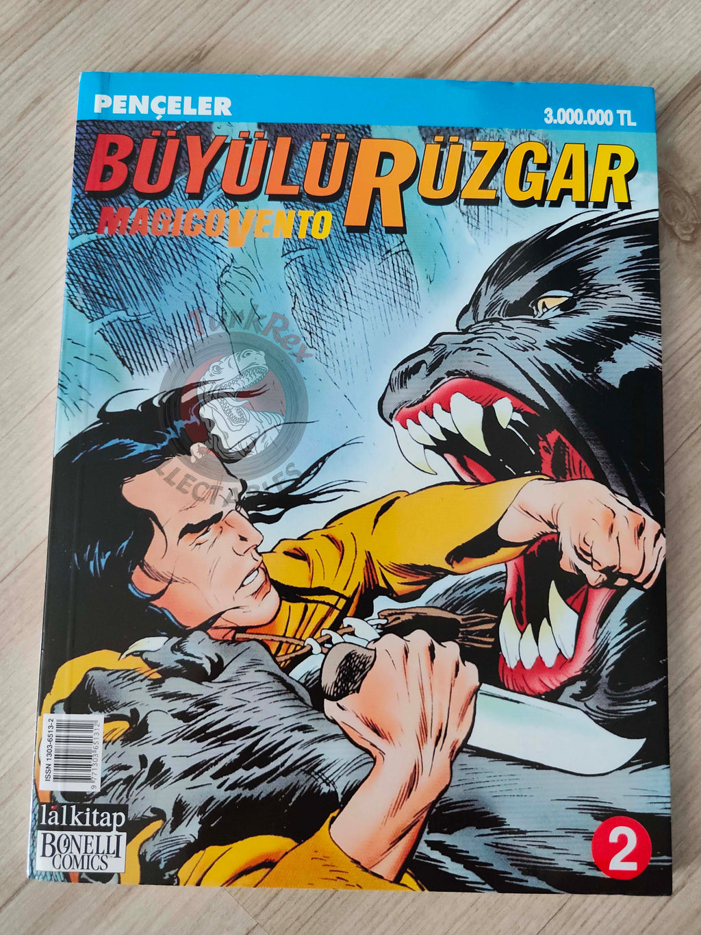 Magico Vento #2 Artigli 2002 Turkish Comic Turkey Bonelli