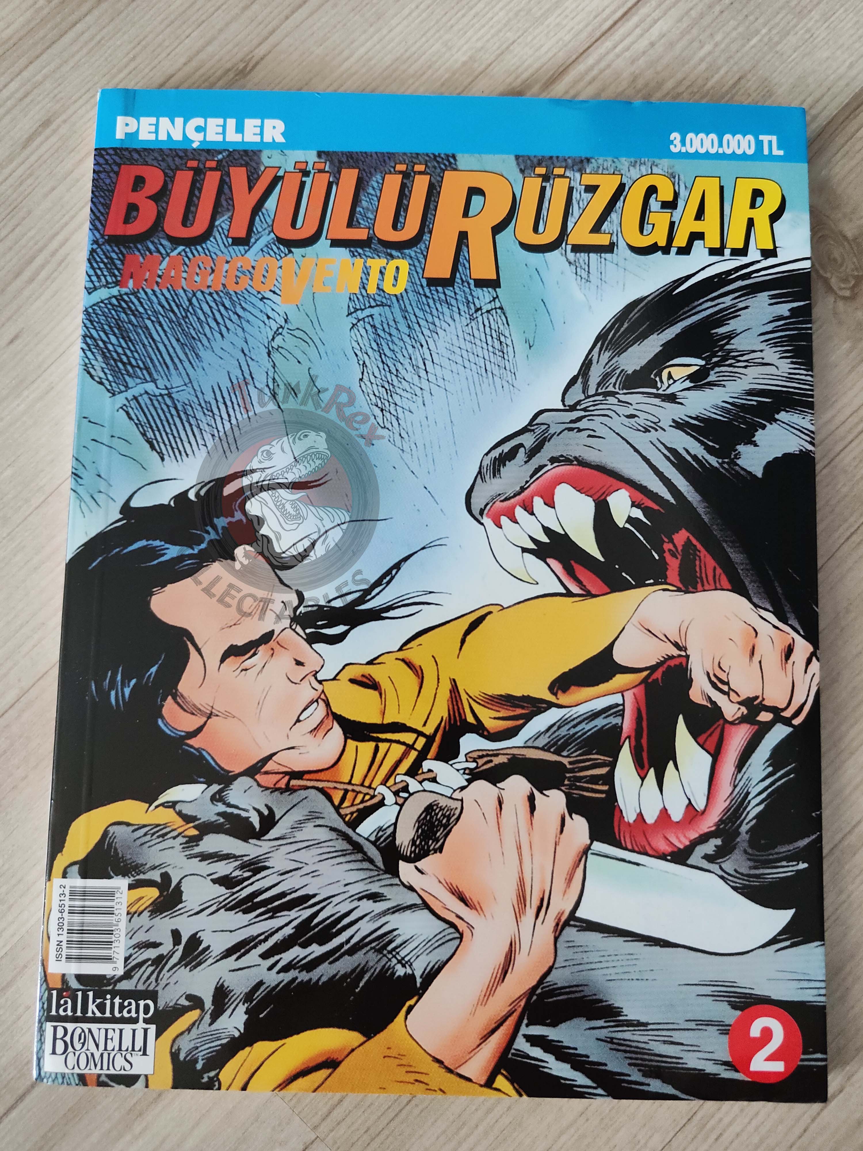 Magico Vento #2 Artigli 2002 Turkish Comic Turkey Bonelli