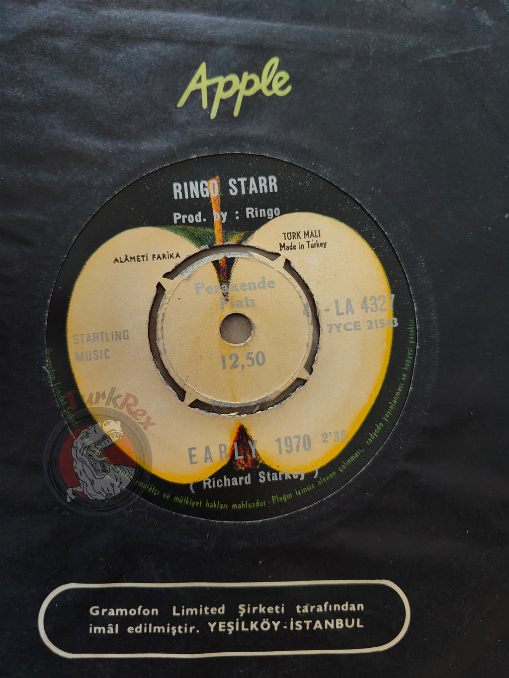 Ringo Starr – It Don't Come Easy 7" Turkish Pressing Vinyl Turkey Edition