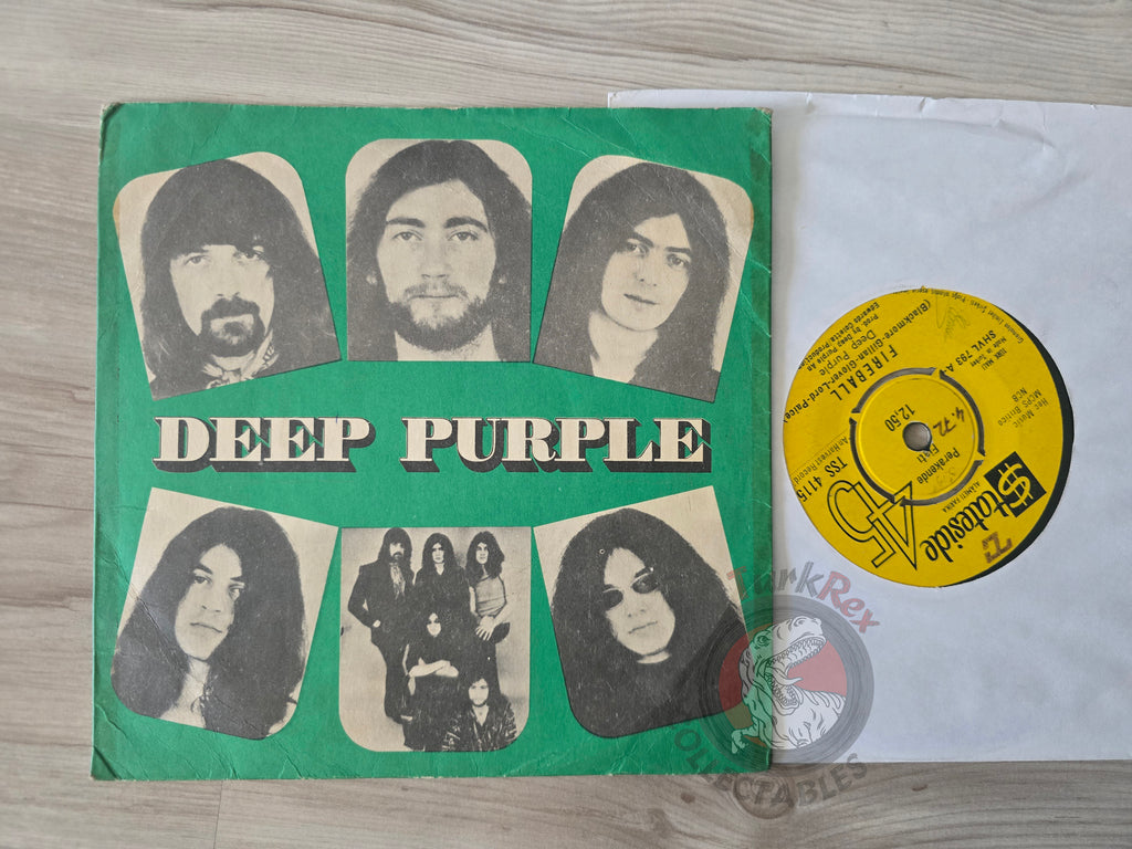 Deep Purple – Child In Time / Fireball 7" Turkish Pressing Vinyl Turkey Edition 2