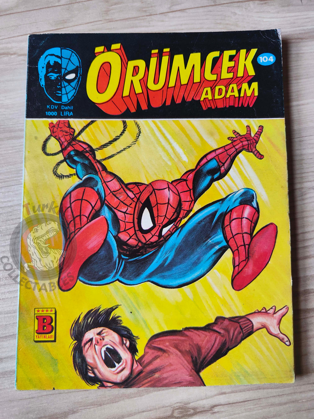 Spider-Man #104 1989 Turkish Comic Turkey Web of #30 Amazing #296 #297 Ka-Zar #22