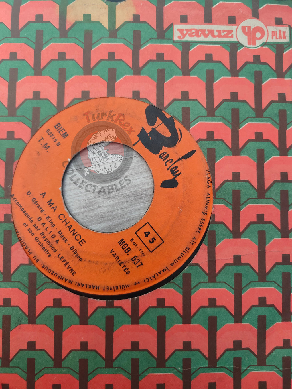 Dalida – Le Petit Gonzales 7" Turkish Pressing Vinyl Turkey Edition