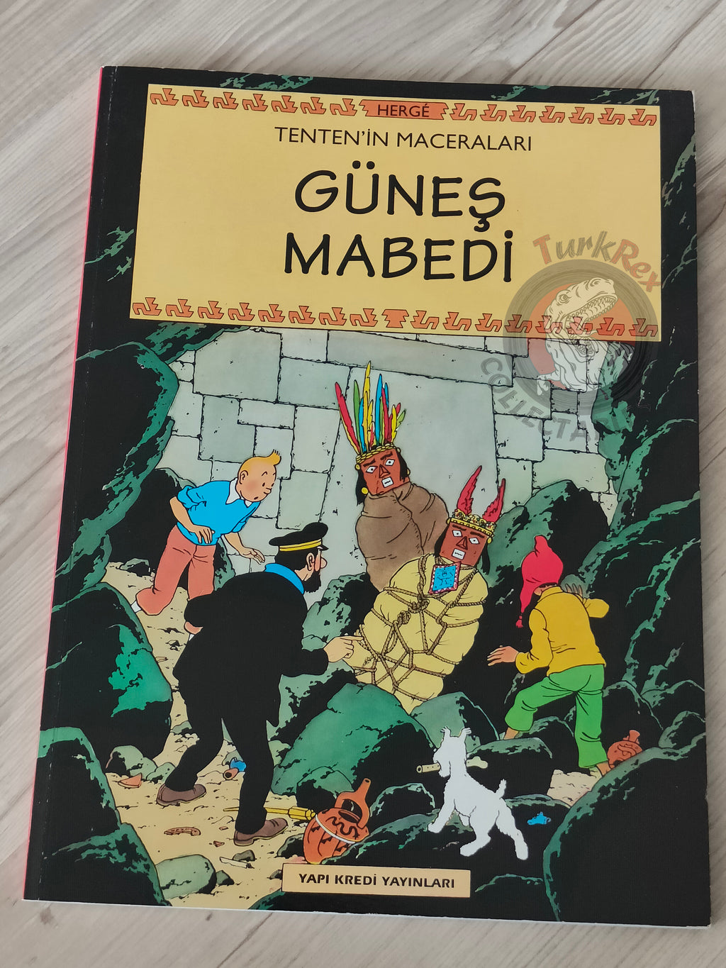 Tintin – Prisoners of the Sun 1998 Turkish Edition Comic Turkey 2nd YKY