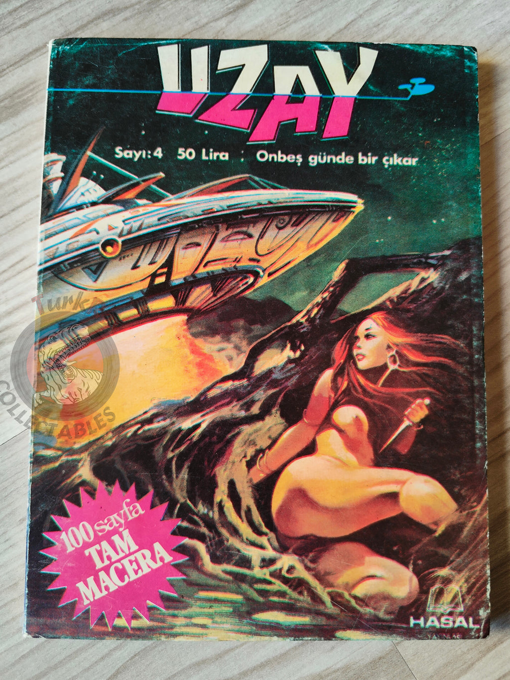 Uzay #4 1981 Turkish Comic Turkey Space Science Fiction