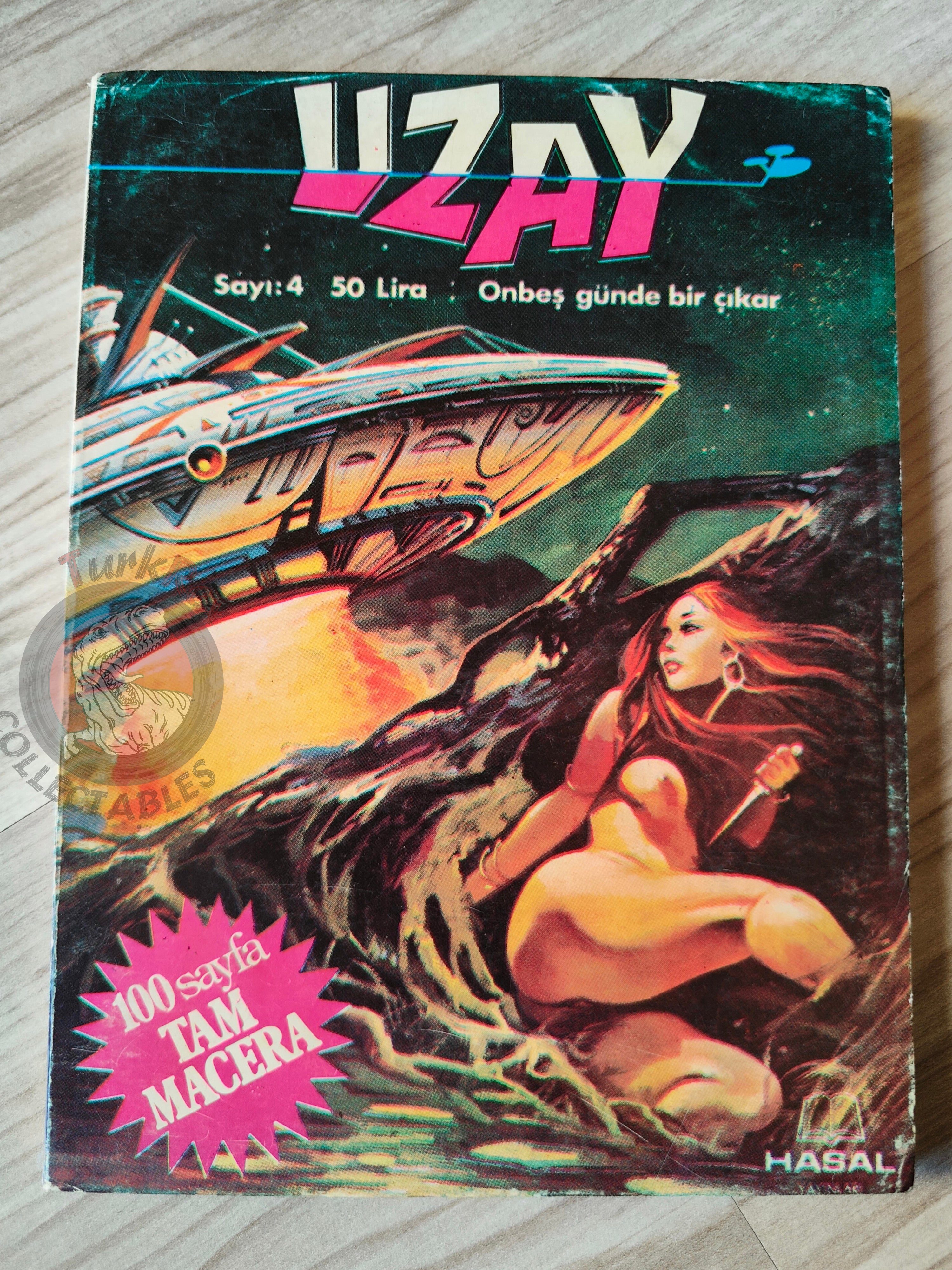 Uzay #4 1981 Turkish Comic Turkey Space Science Fiction