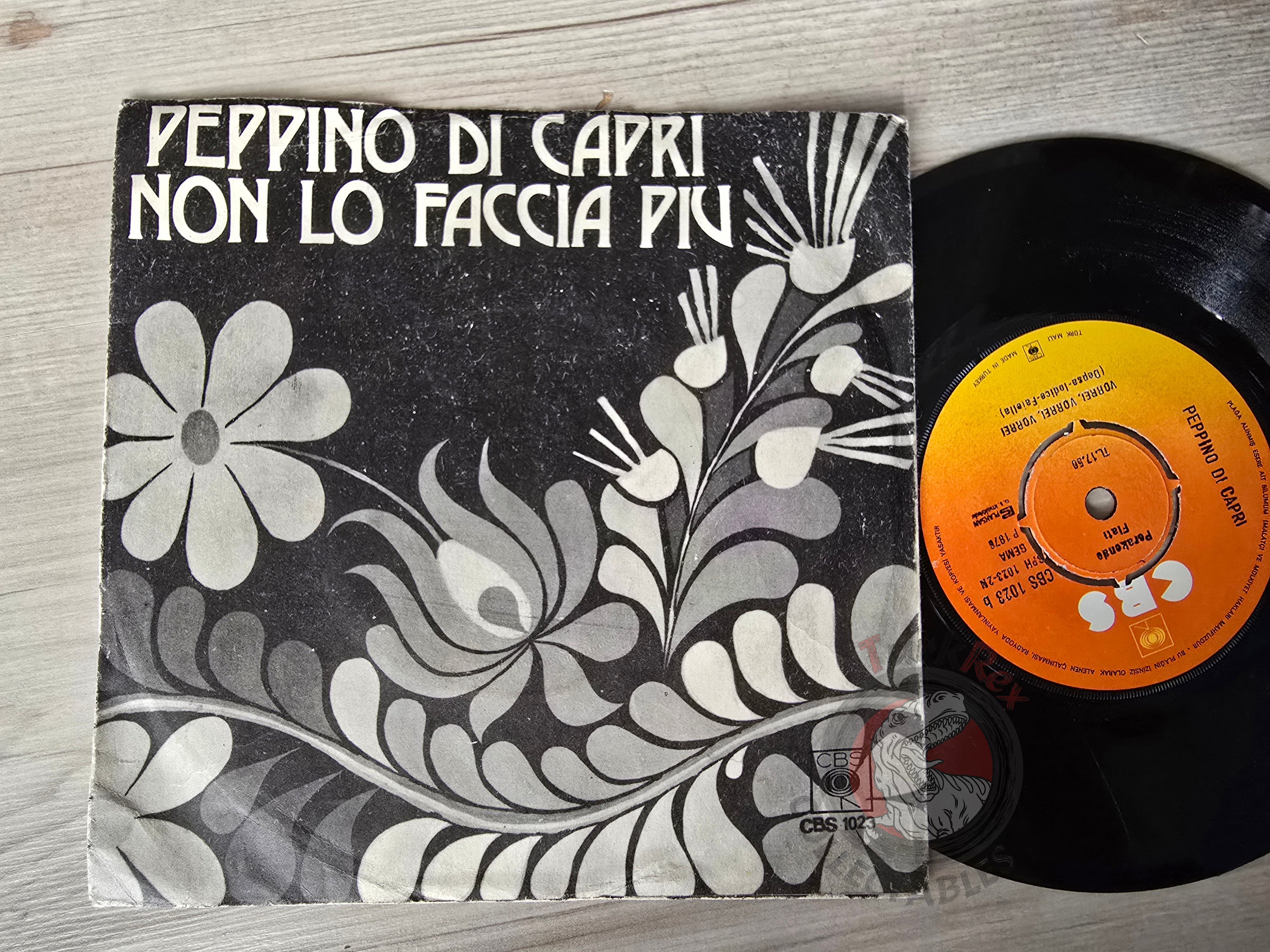 Peppino Di Capri – Non Lo Faccio Più 7" Turkish Pressing Vinyl Turkey Edition