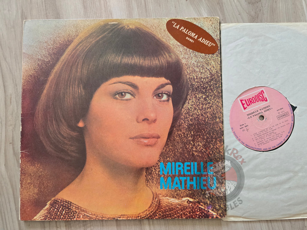 Mireille Mathieu – La Paloma, Adieu Turkish Pressing Vinyl Turkey Edition
